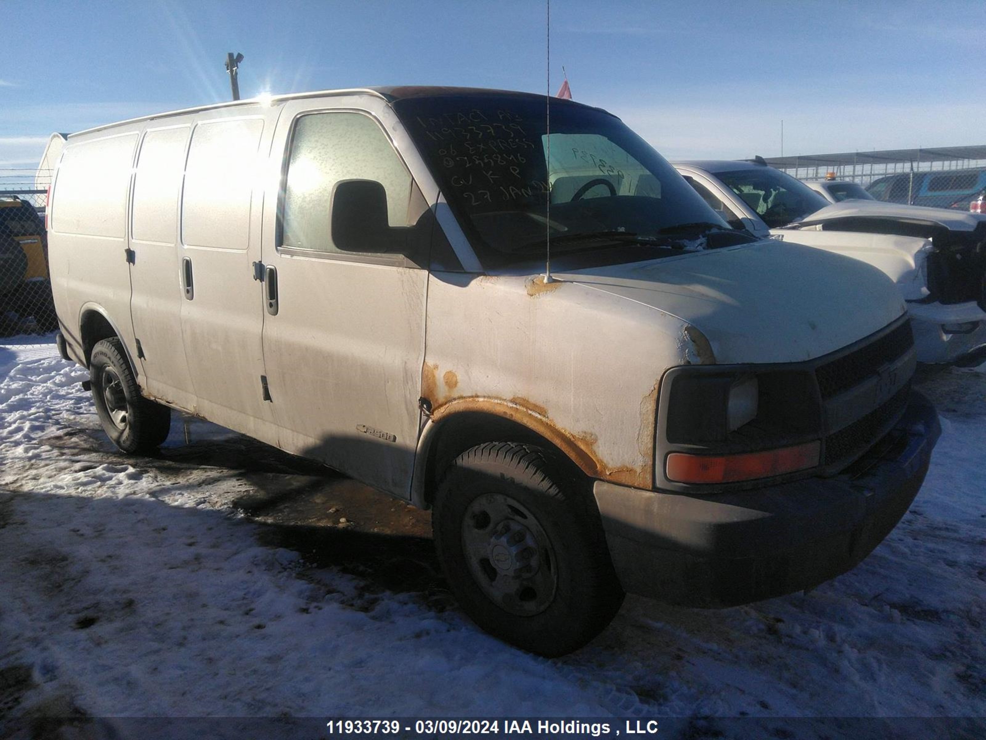 CHEVROLET EXPRESS 2006 1gcgg25v661255846