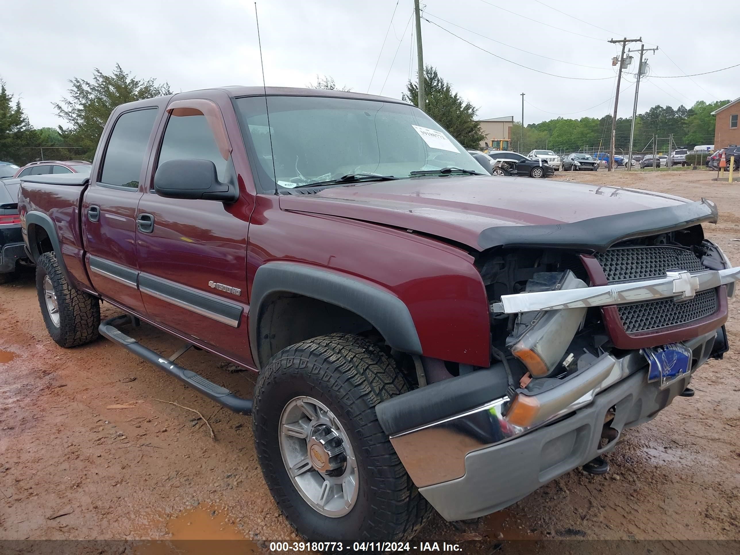 CHEVROLET SILVERADO 2003 1gcgk13u33f218433