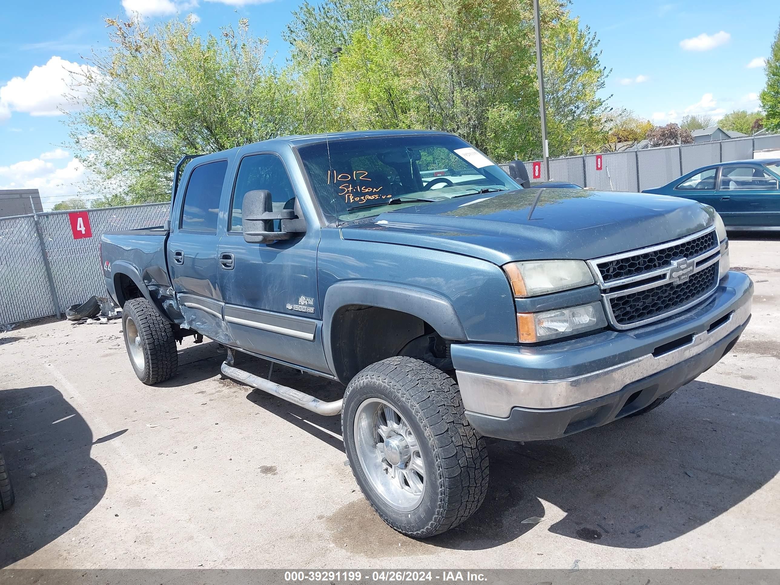 CHEVROLET SILVERADO 2006 1gcgk13u36f226620