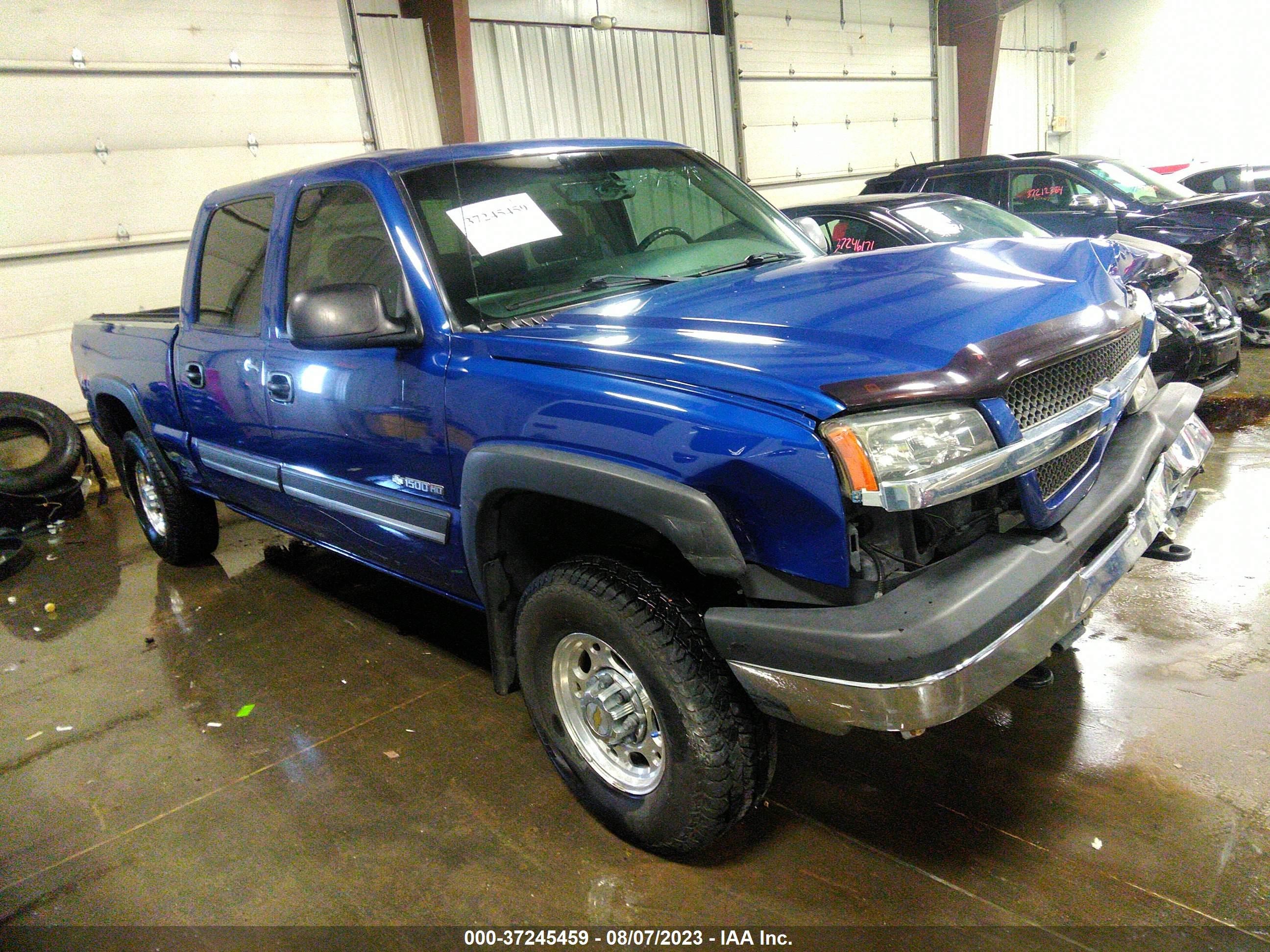 CHEVROLET SILVERADO 2003 1gcgk13u63f213114