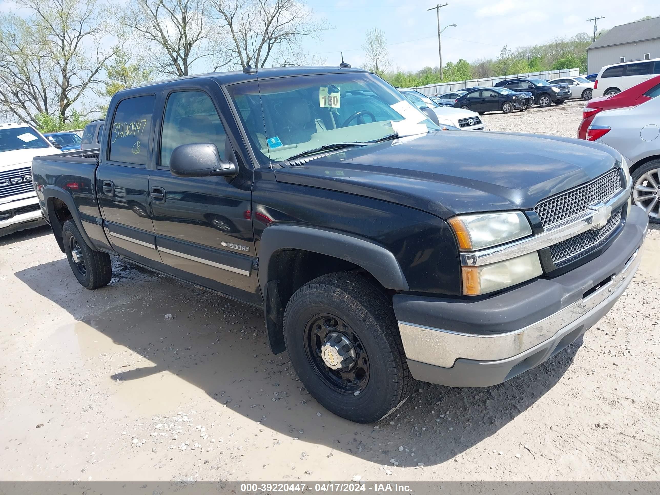 CHEVROLET SILVERADO 2003 1gcgk13u73f171679