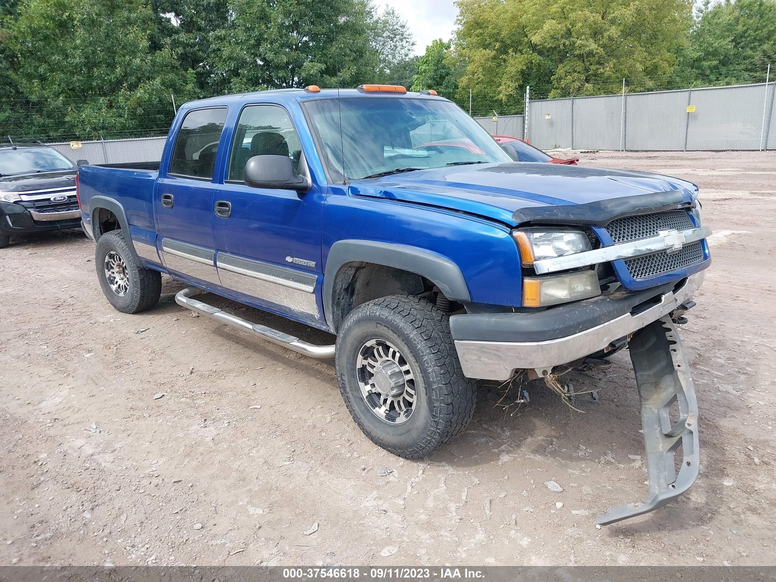 CHEVROLET SILVERADO 2003 1gcgk13u73f189695