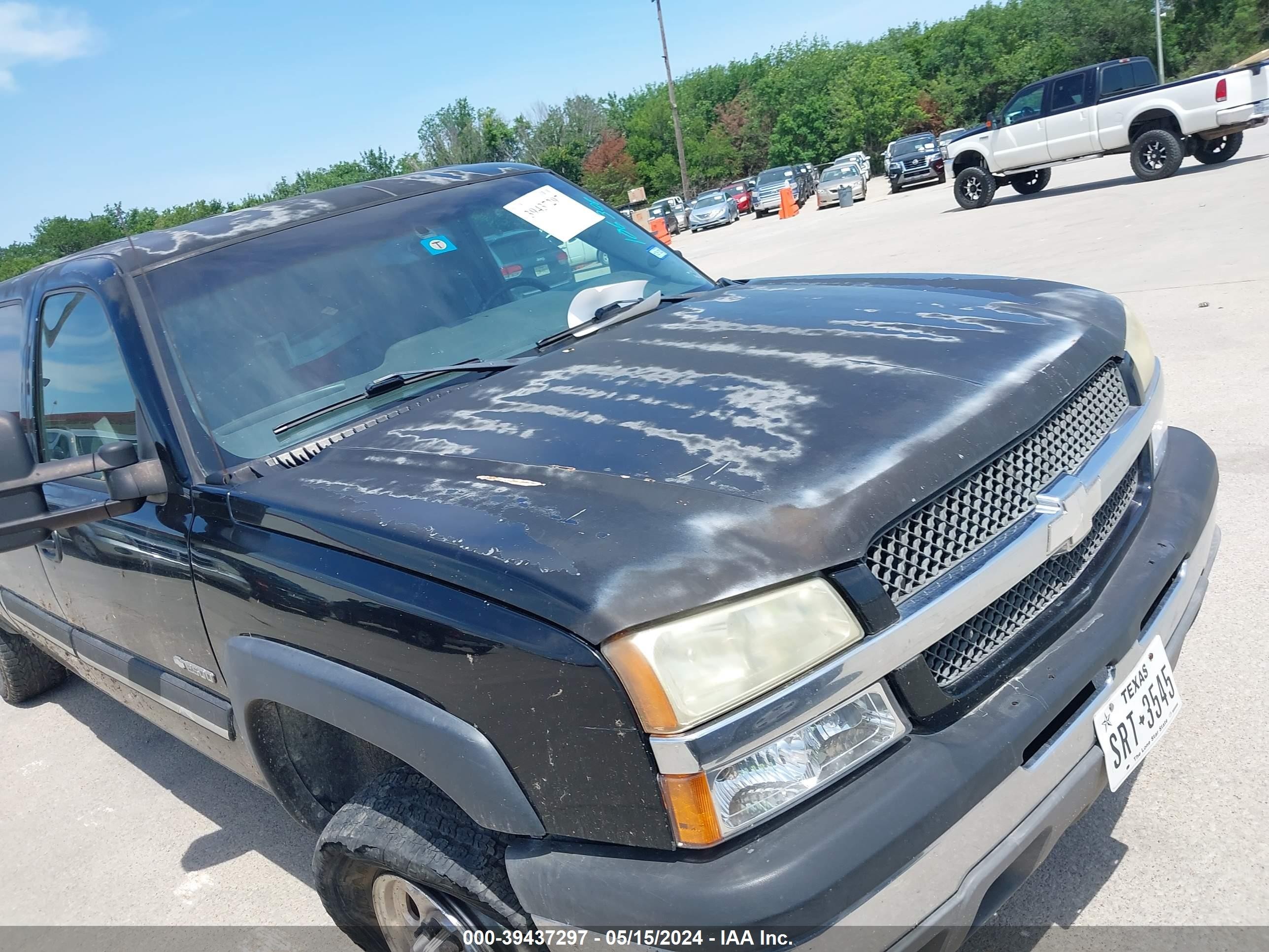 CHEVROLET SILVERADO 2004 1gcgk23u04f106308