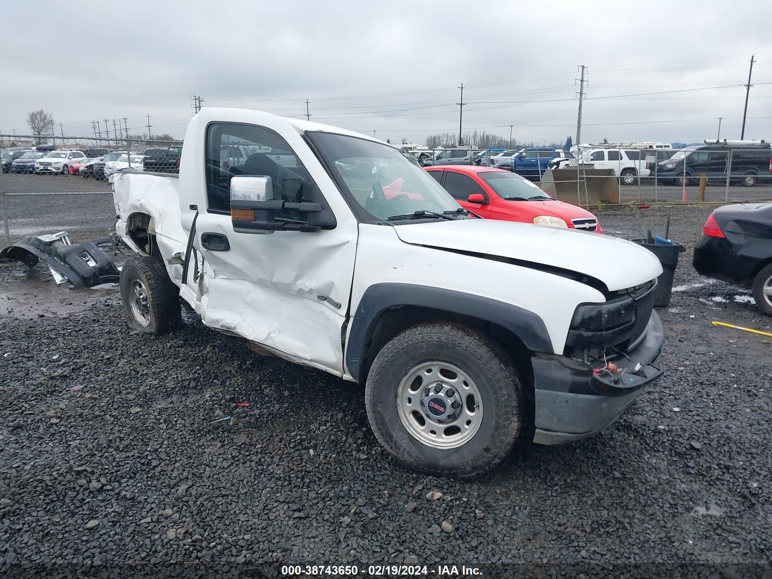 CHEVROLET SILVERADO 2000 1gcgk24u2ye315866