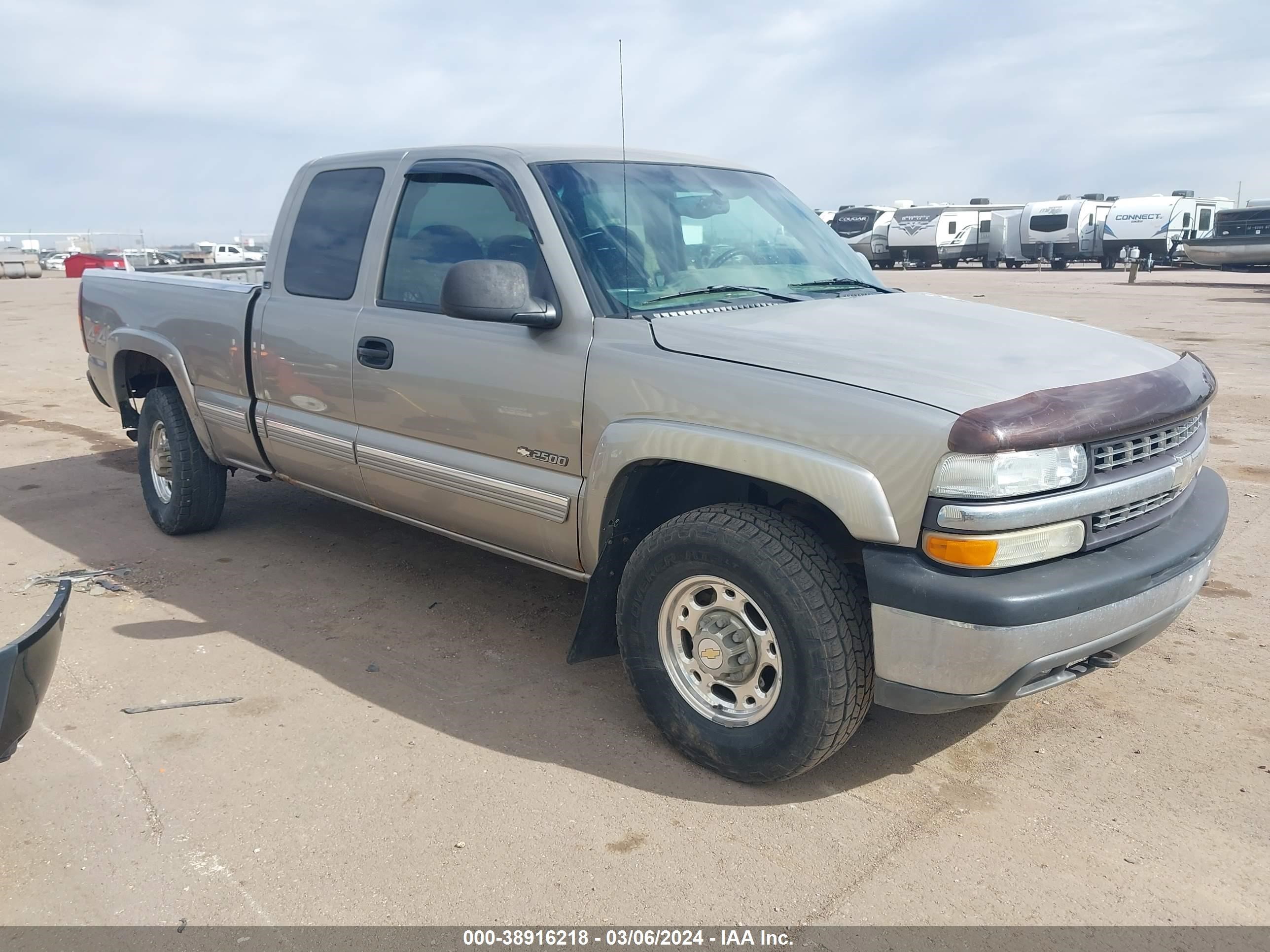 CHEVROLET SILVERADO 2002 1gcgk29u02z332626