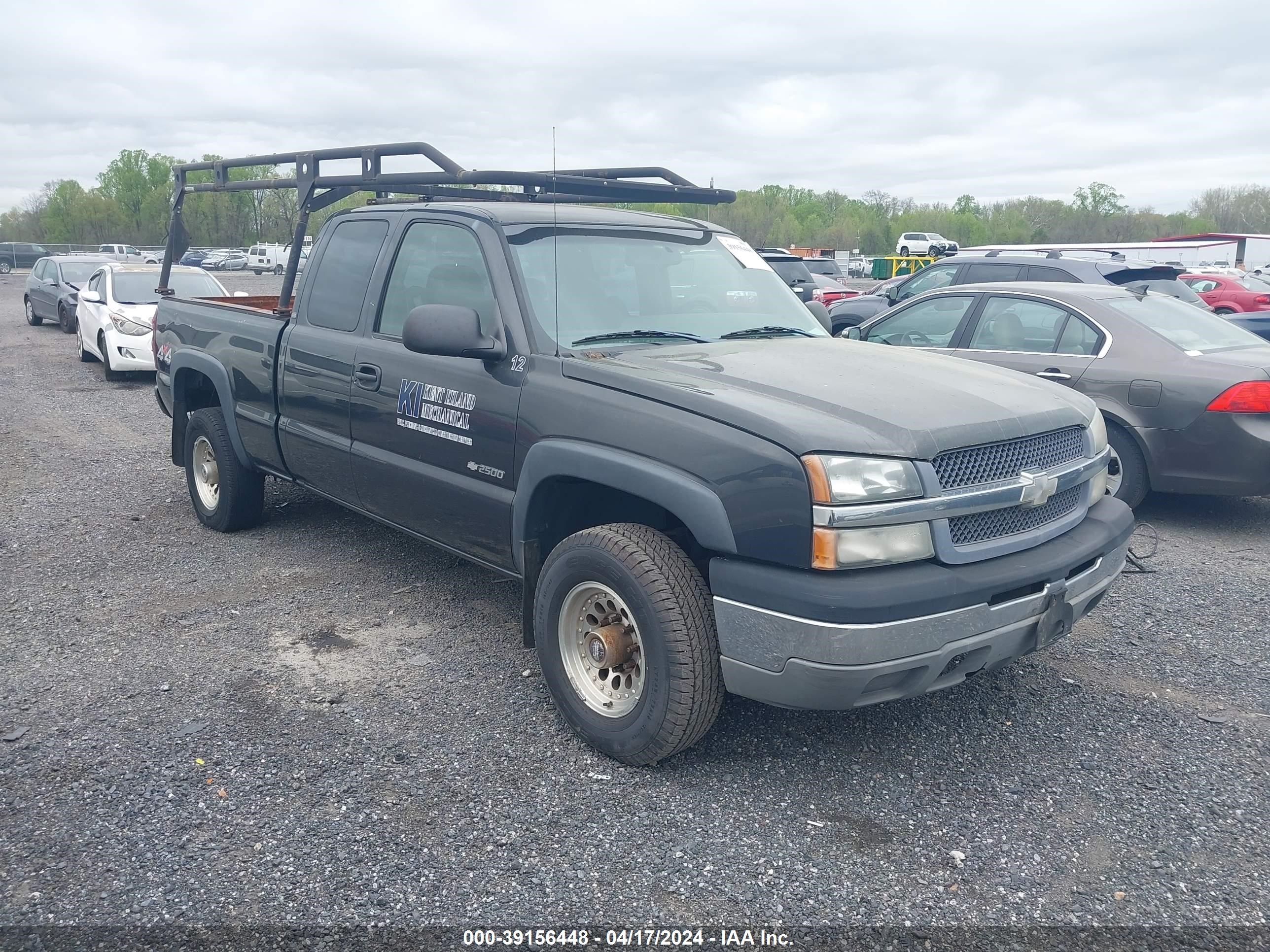 CHEVROLET SILVERADO 2003 1gcgk29u03z159658