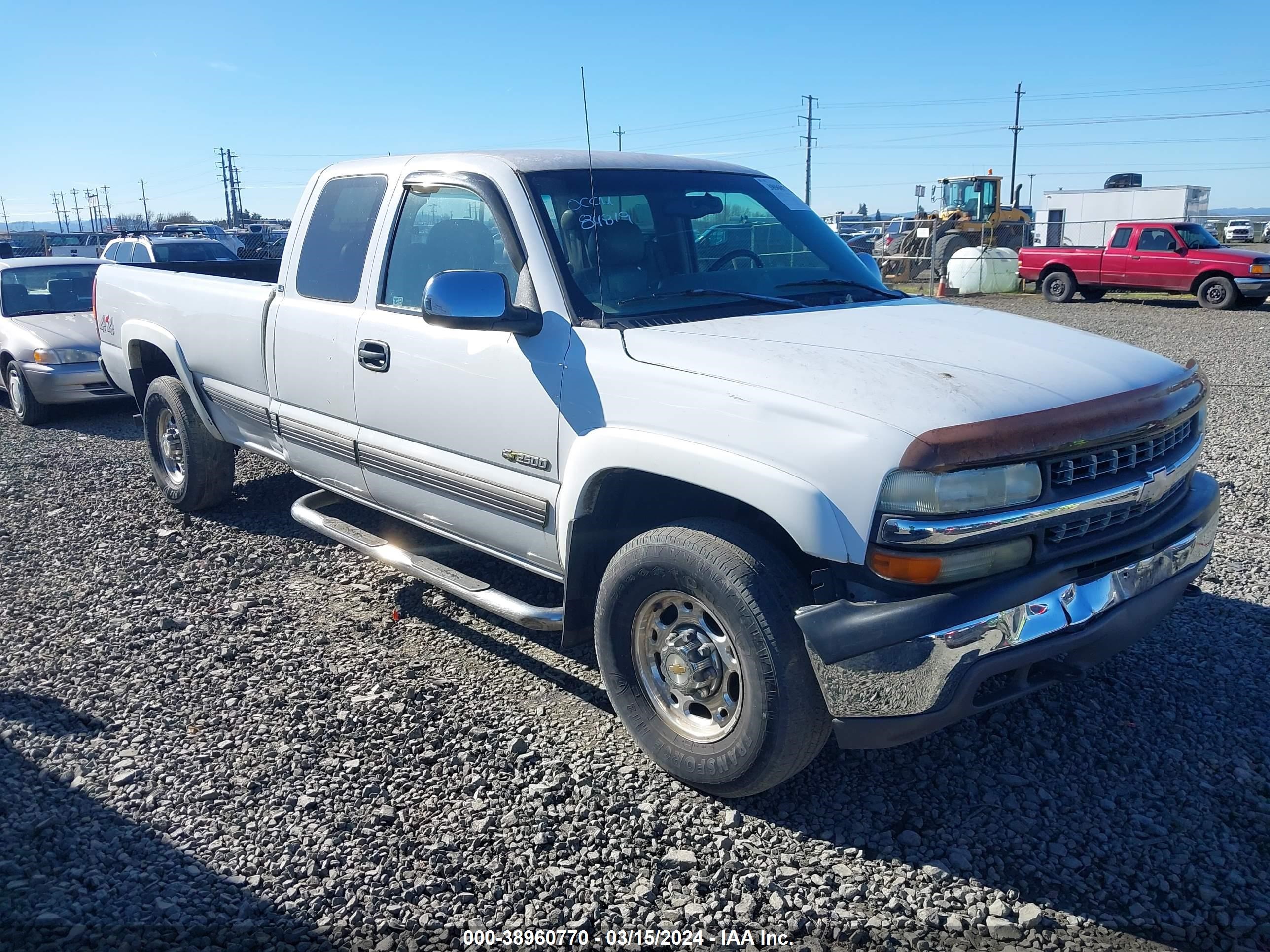 CHEVROLET SILVERADO 1999 1gcgk29u2xe224877