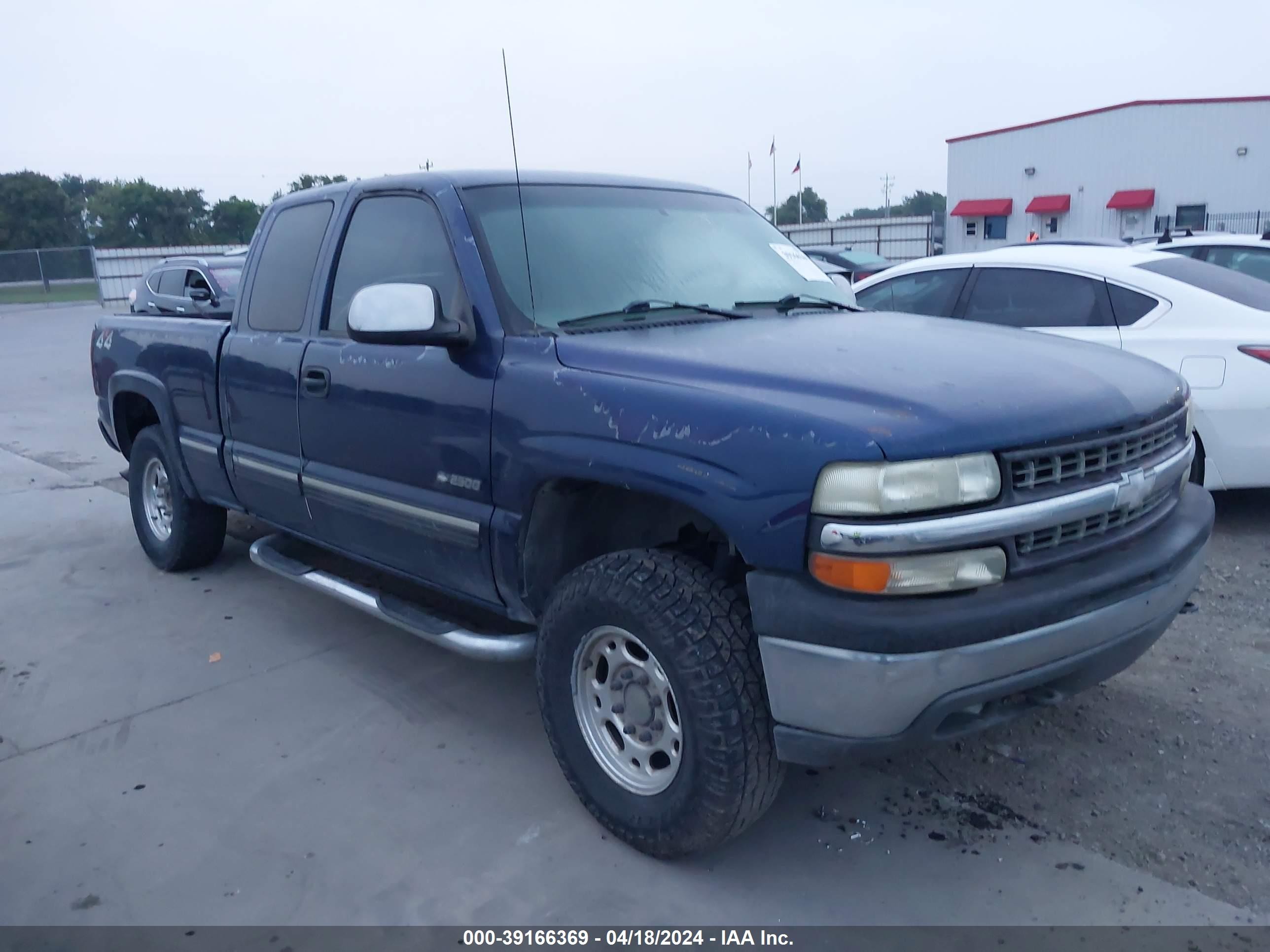 CHEVROLET SILVERADO 2000 1gcgk29u3yz148354