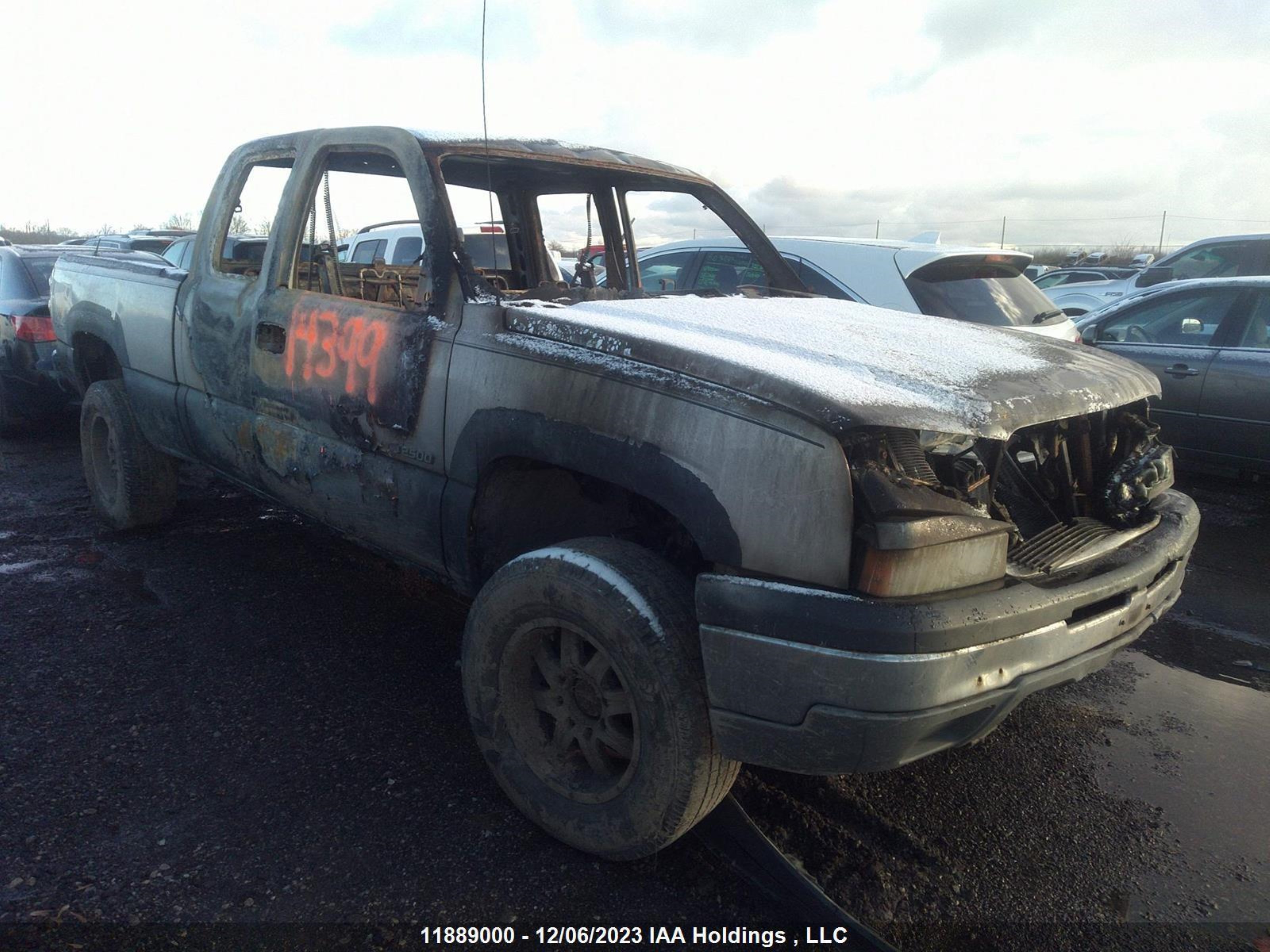 CHEVROLET SILVERADO 2004 1gcgk29u54z169992