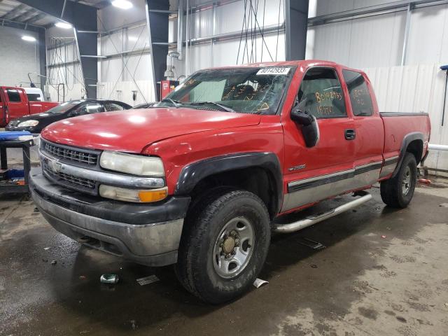 CHEVROLET SILVERADO 2000 1gcgk29u8ye153539