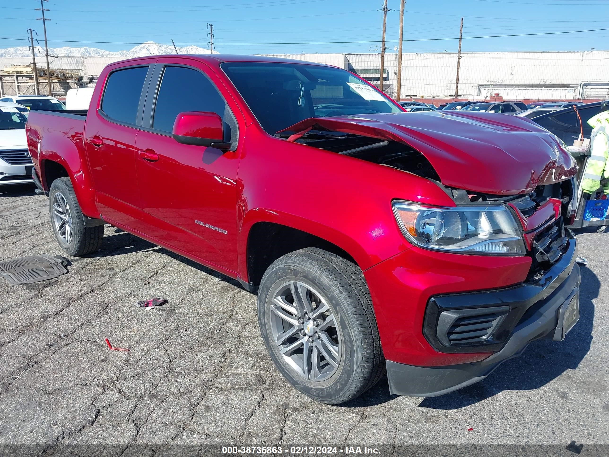 CHEVROLET COLORADO 2021 1gcgsbea6m1277760