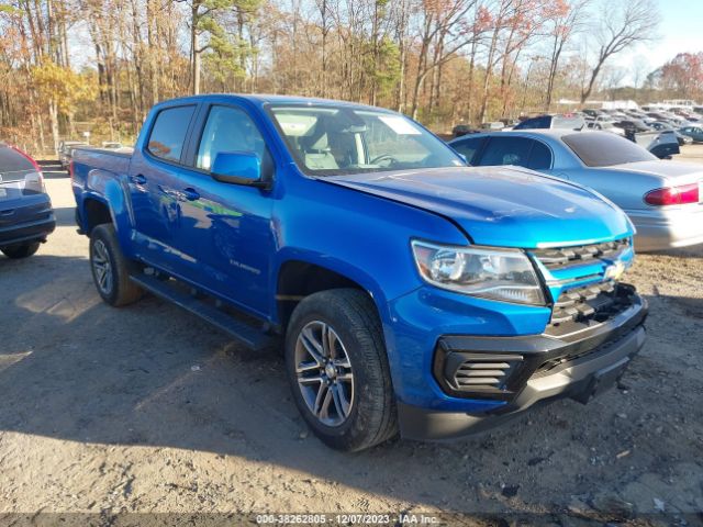 CHEVROLET COLORADO 2021 1gcgtben0m1193451