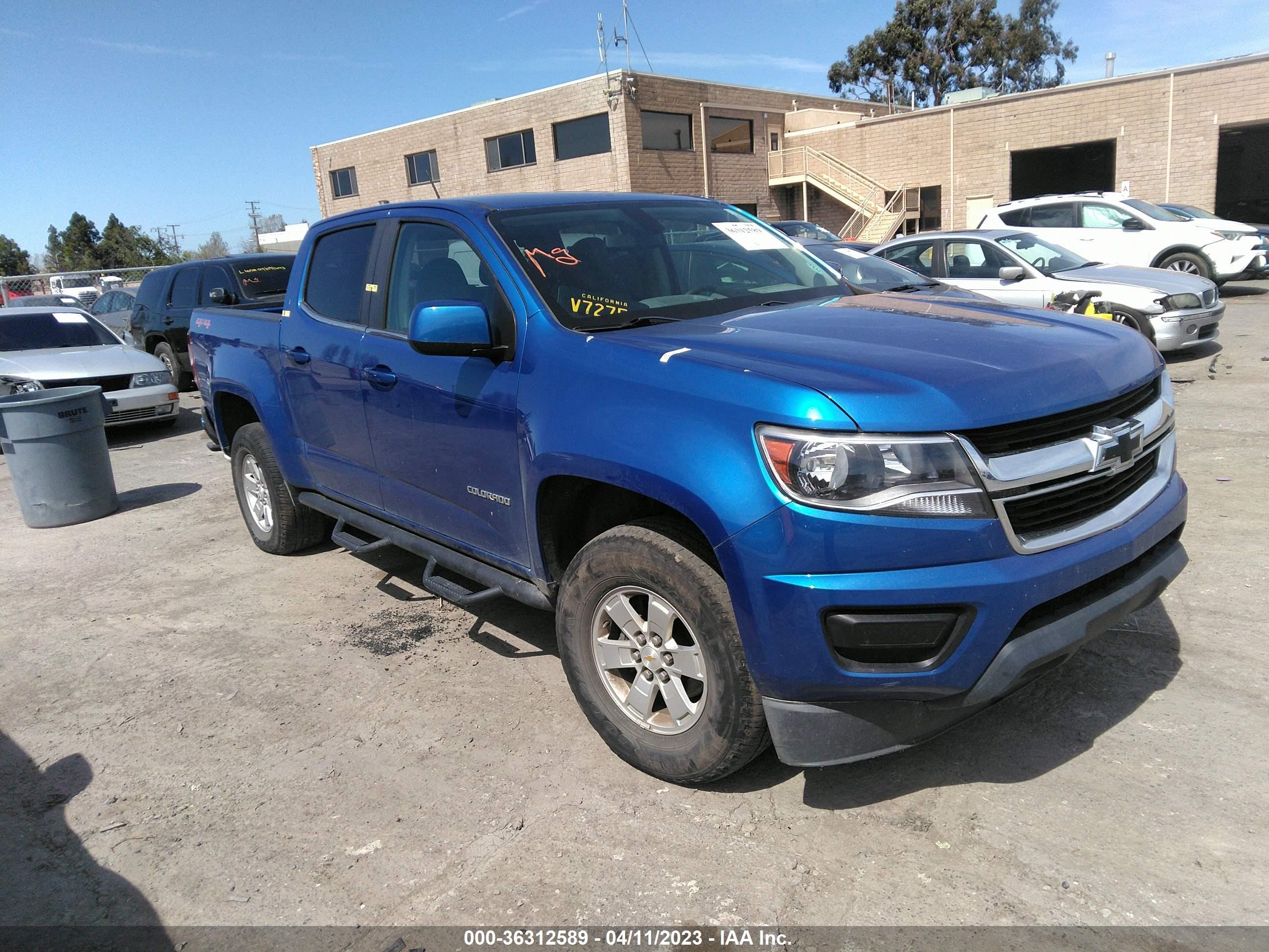 CHEVROLET COLORADO 2018 1gcgtben2j1238322