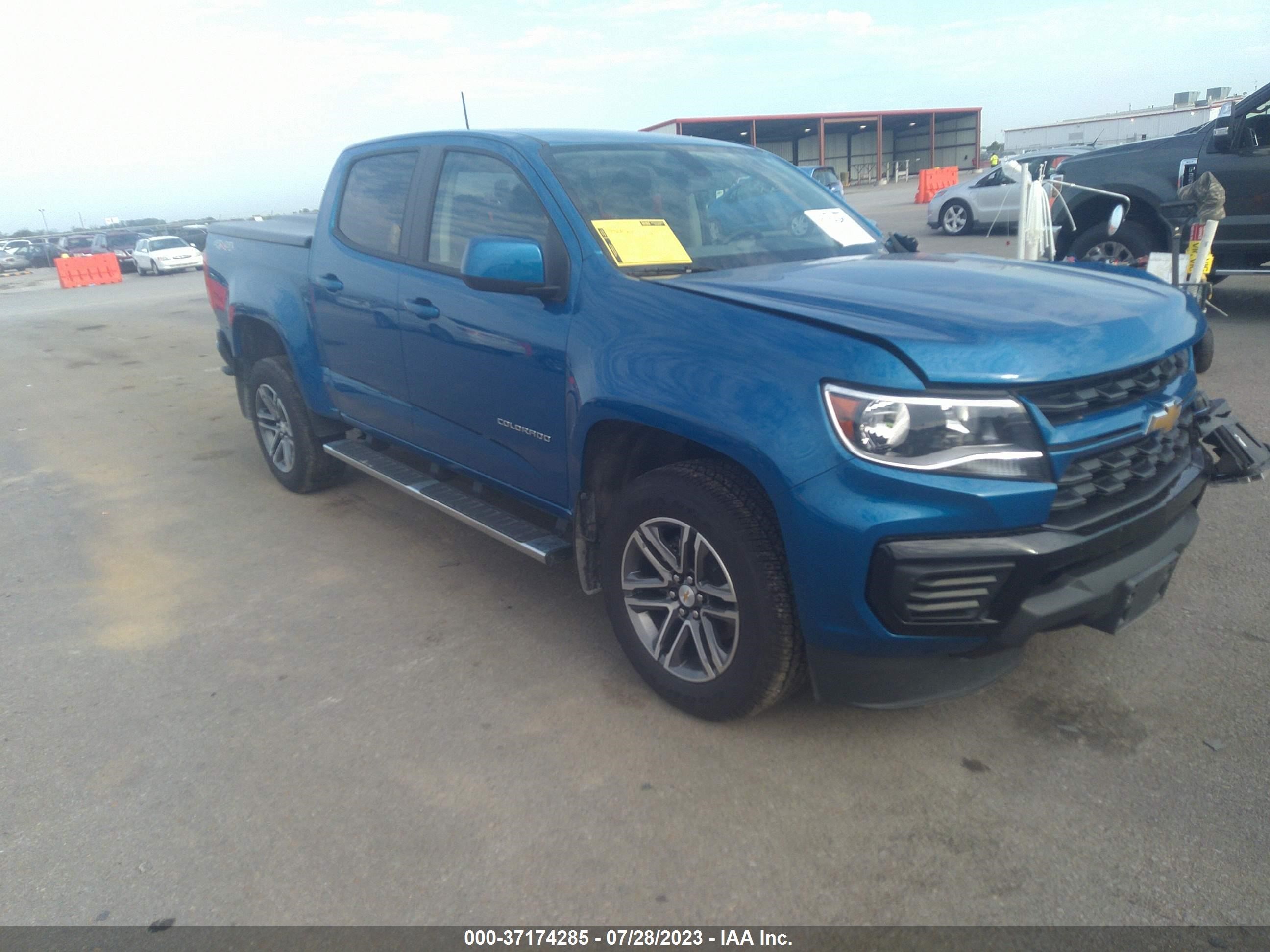 CHEVROLET COLORADO 2021 1gcgtben2m1123045