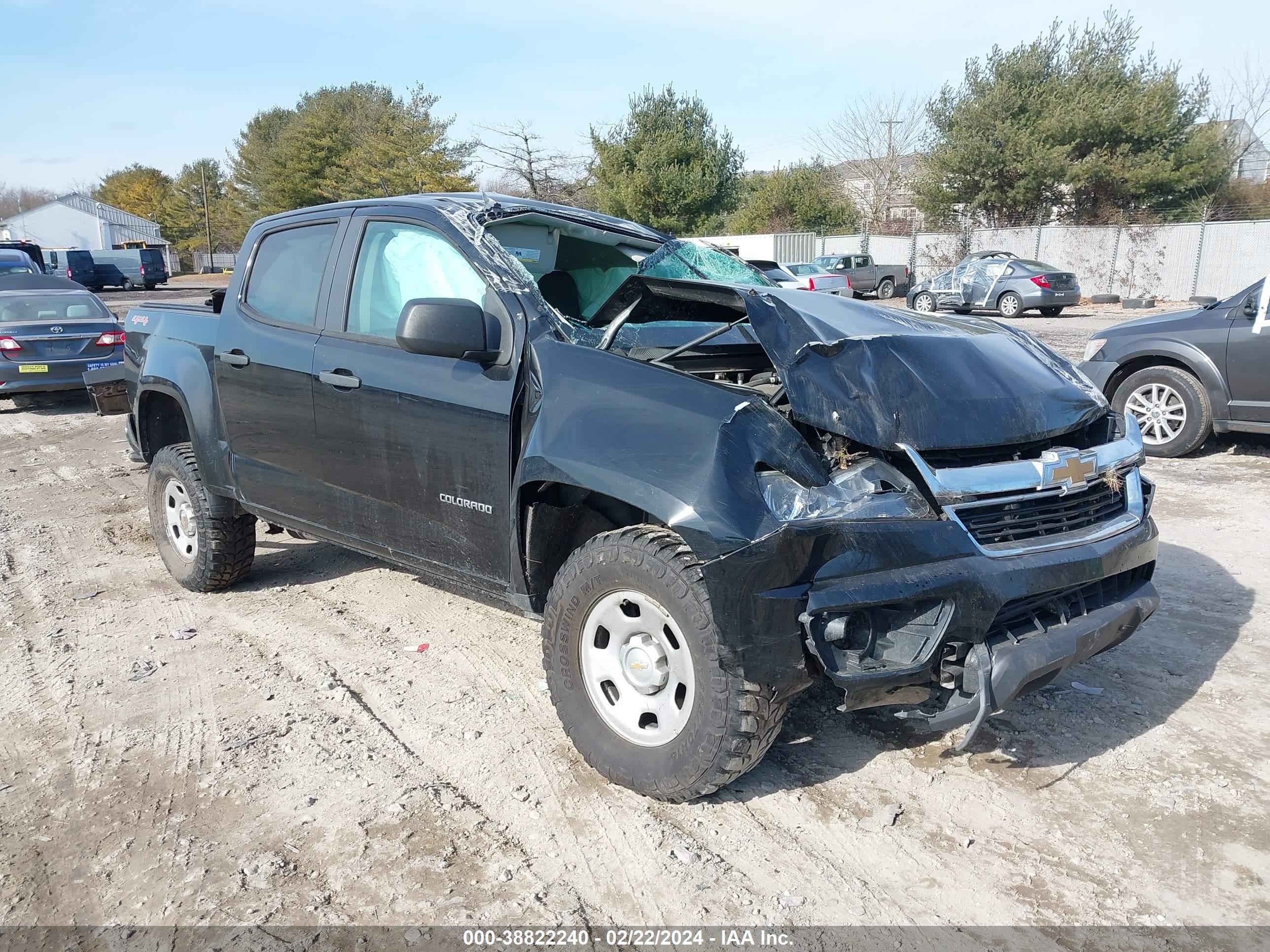 CHEVROLET COLORADO 2019 1gcgtben8k1190133