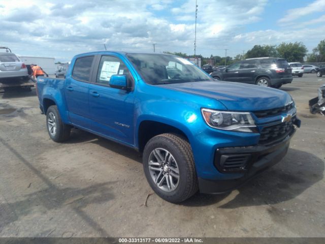 CHEVROLET COLORADO 2022 1gcgtbenxn1191594