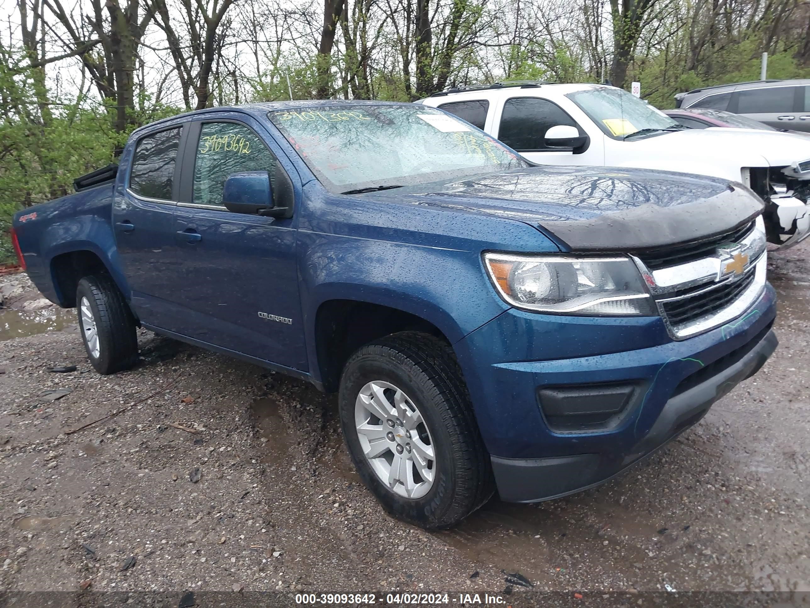 CHEVROLET COLORADO 2019 1gcgtcen4k1226986