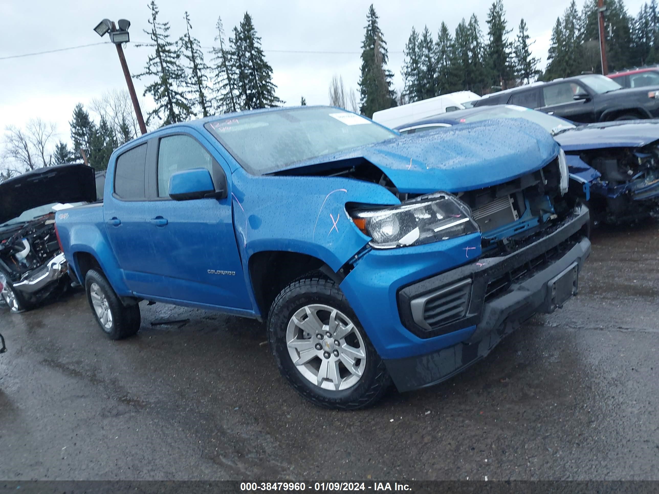 CHEVROLET COLORADO 2021 1gcgtcen8m1210308