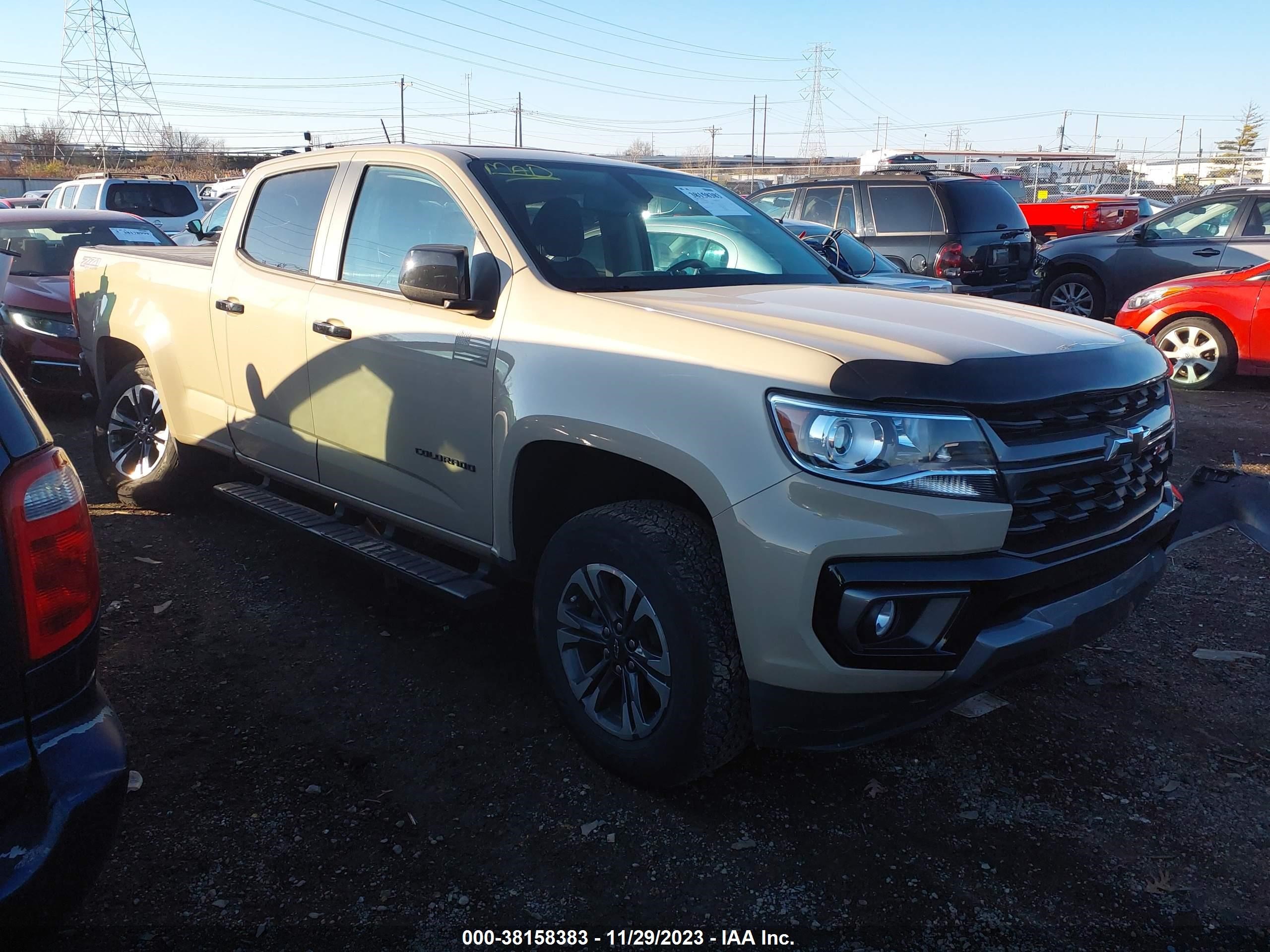 CHEVROLET COLORADO 2021 1gcgtden0m1258939