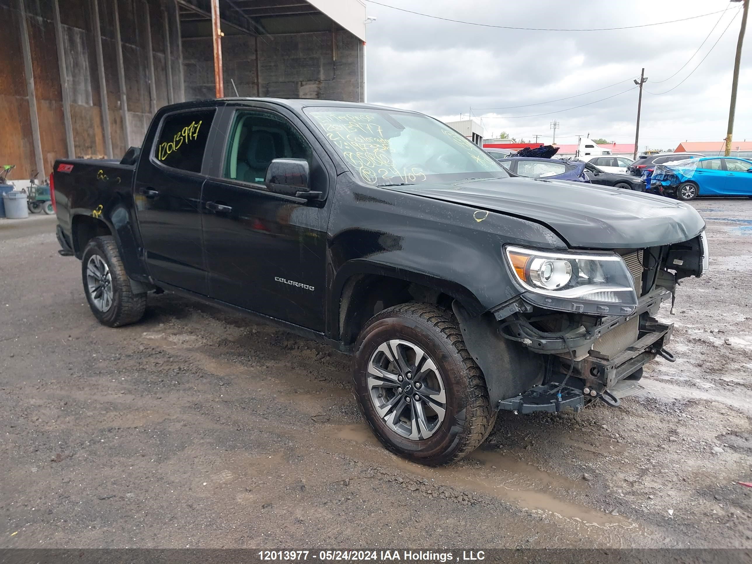 CHEVROLET COLORADO 2021 1gcgtden2m1197335