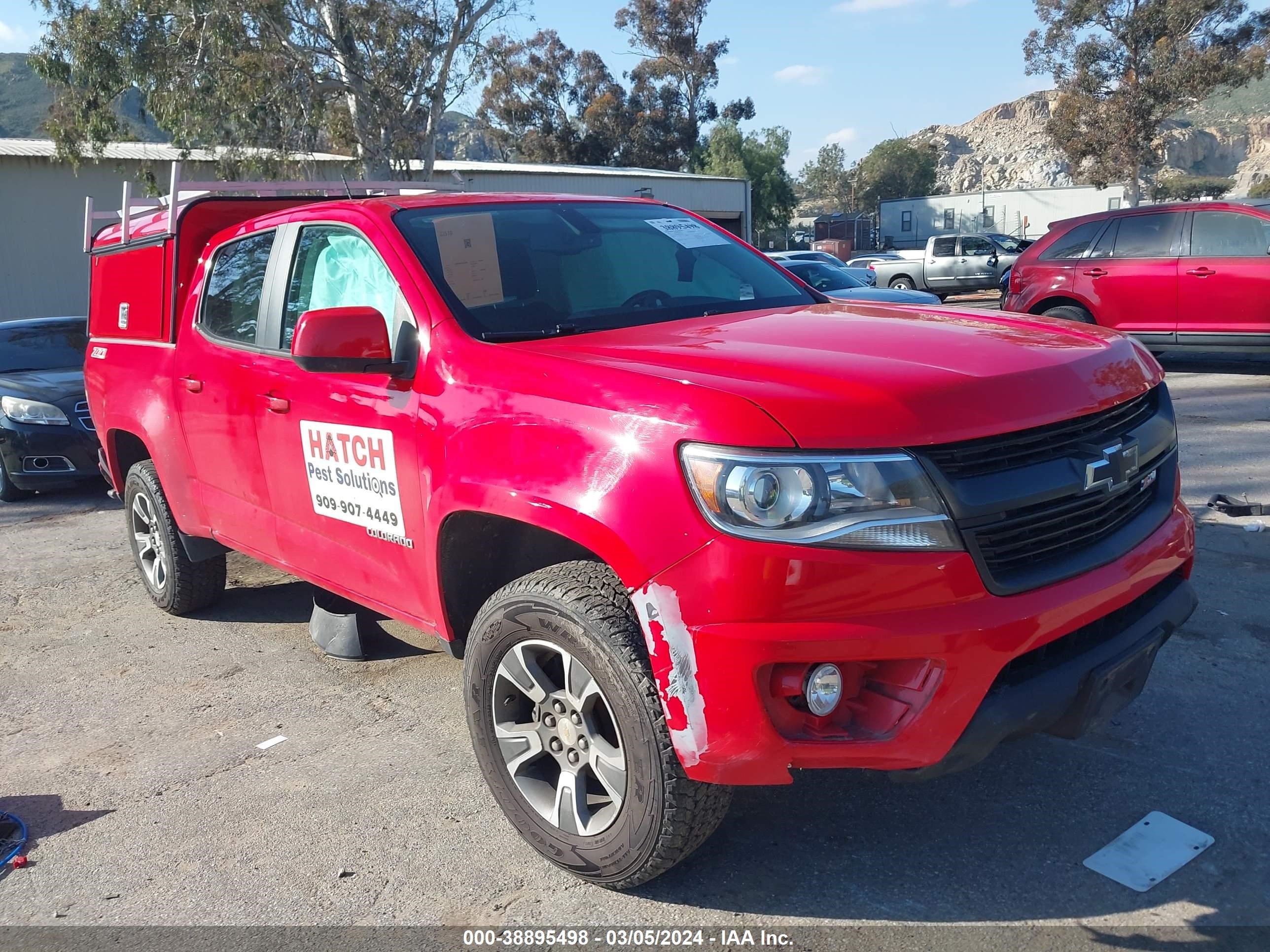 CHEVROLET COLORADO 2017 1gcgtden8h1242736