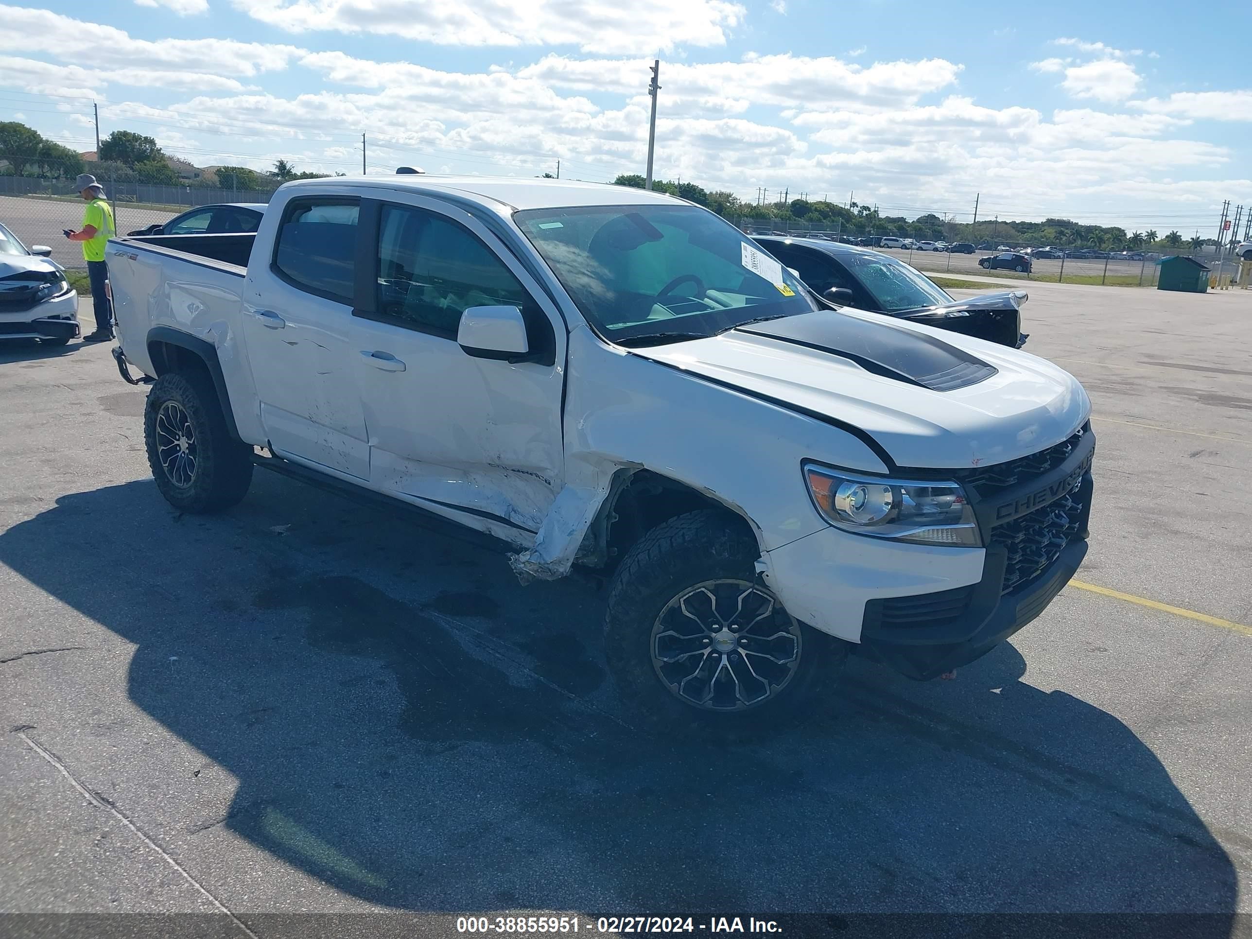 CHEVROLET COLORADO 2021 1gcgteen0m1217619