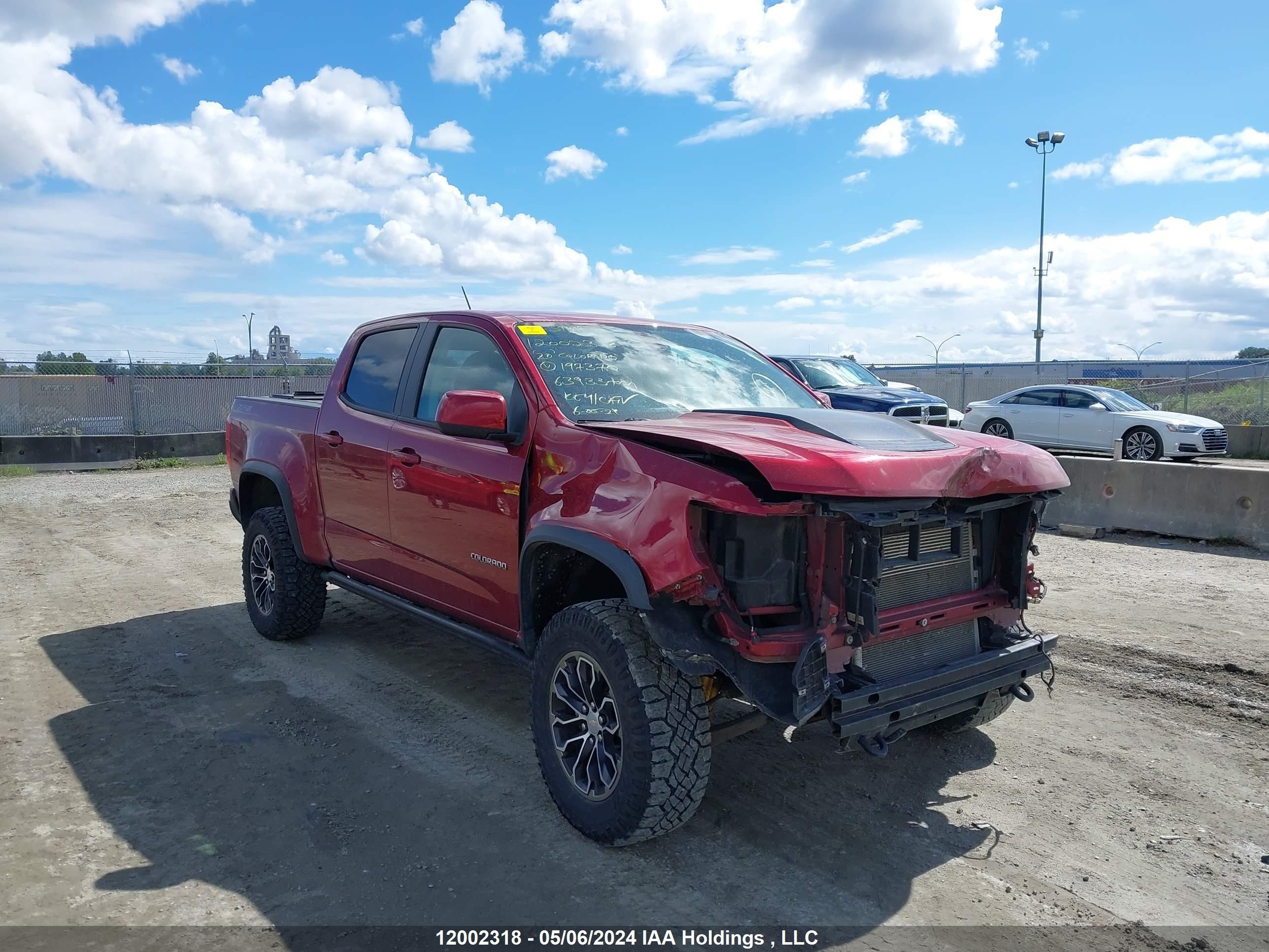 CHEVROLET COLORADO 2020 1gcgteen9l1197370