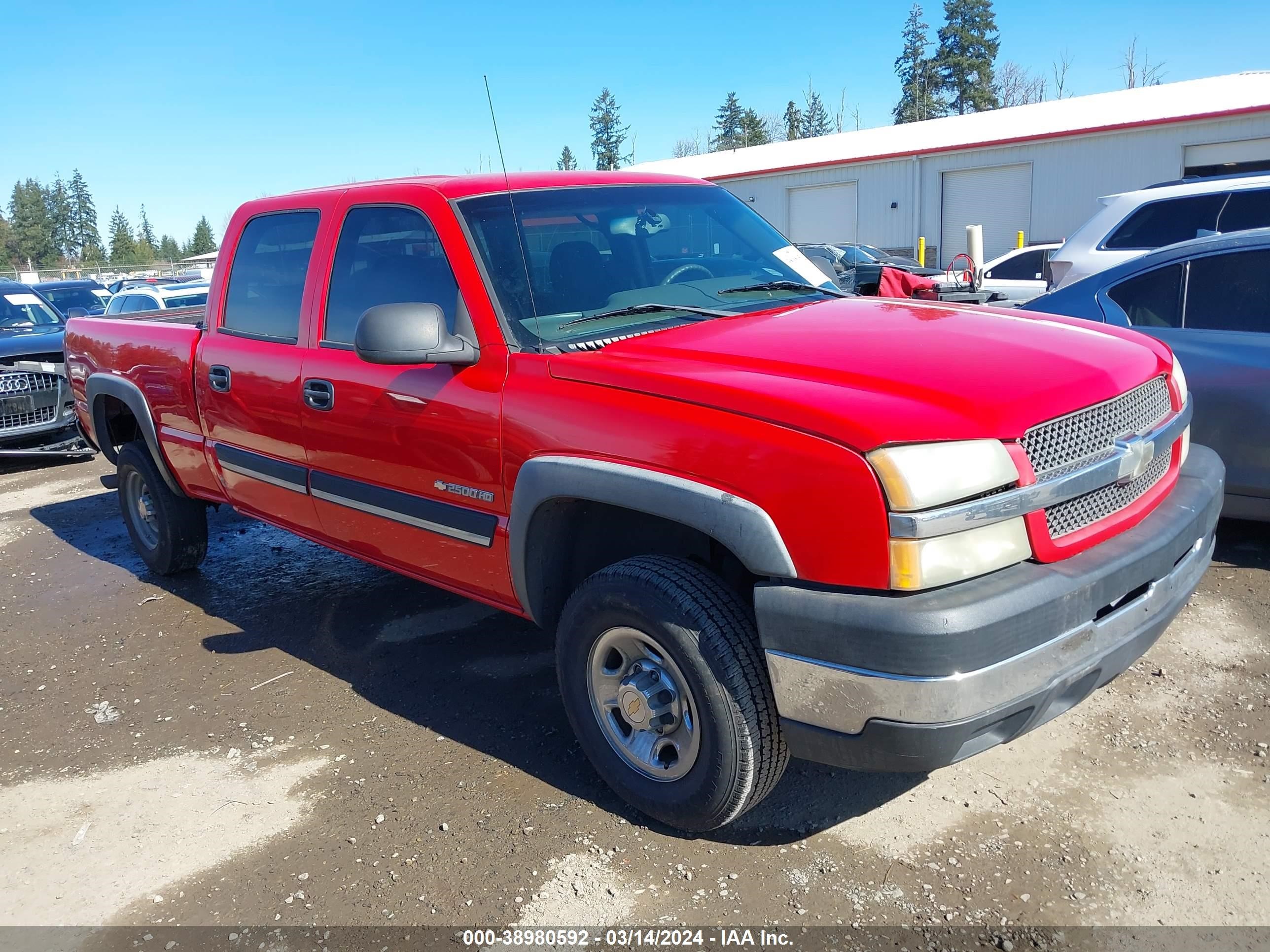 CHEVROLET SILVERADO 2004 1gchc23u34f246869