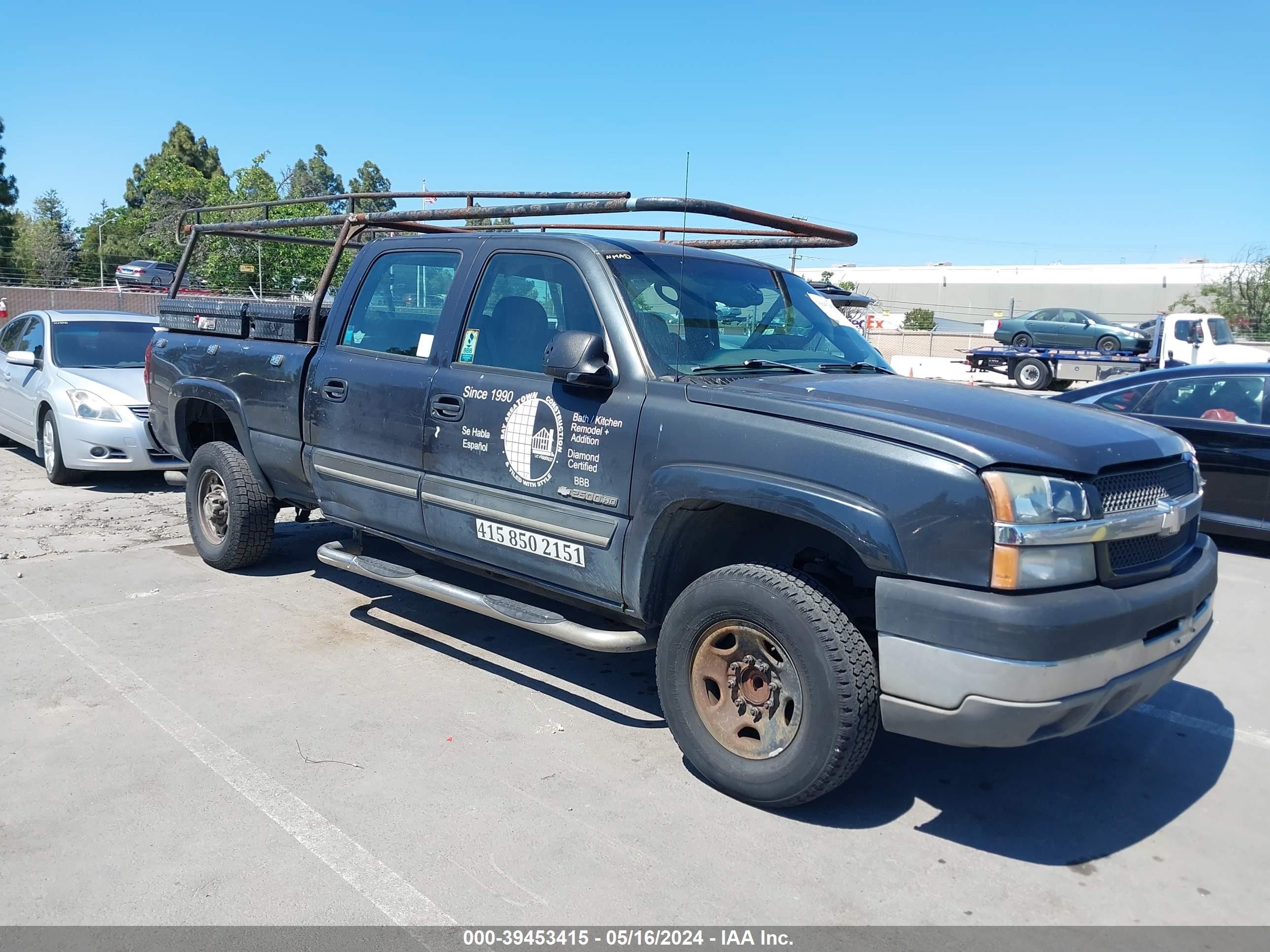 CHEVROLET SILVERADO 2003 1gchc23u63f255242