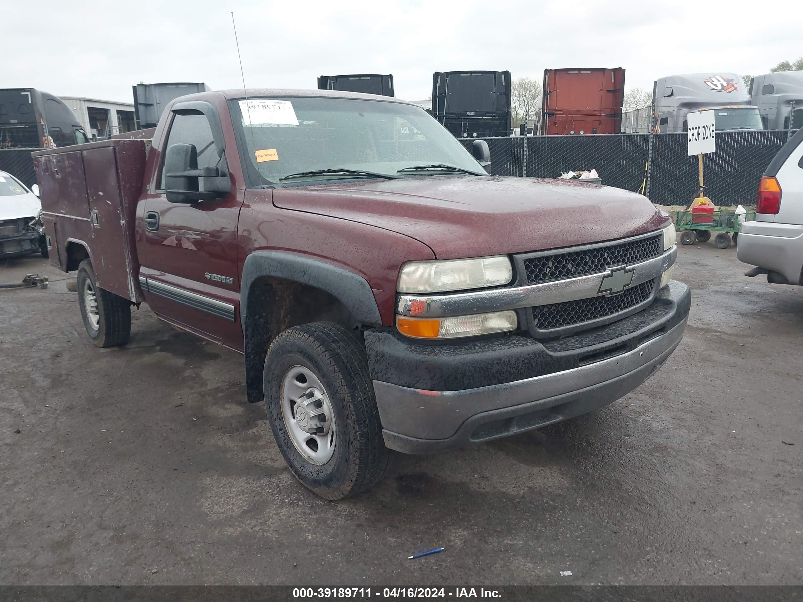 CHEVROLET SILVERADO 2001 1gchc24u01z326378