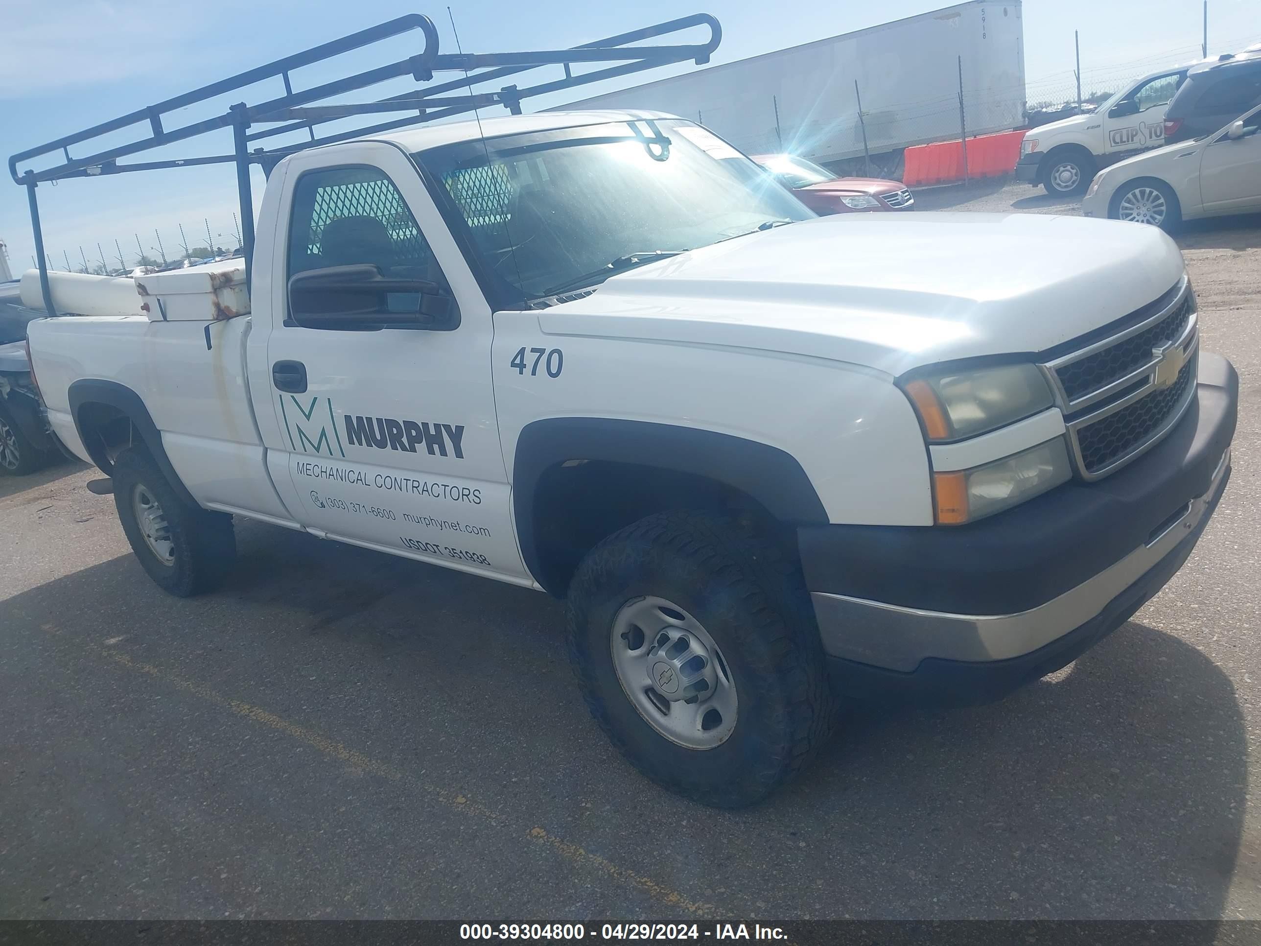 CHEVROLET SILVERADO 2007 1gchc24u57e107755