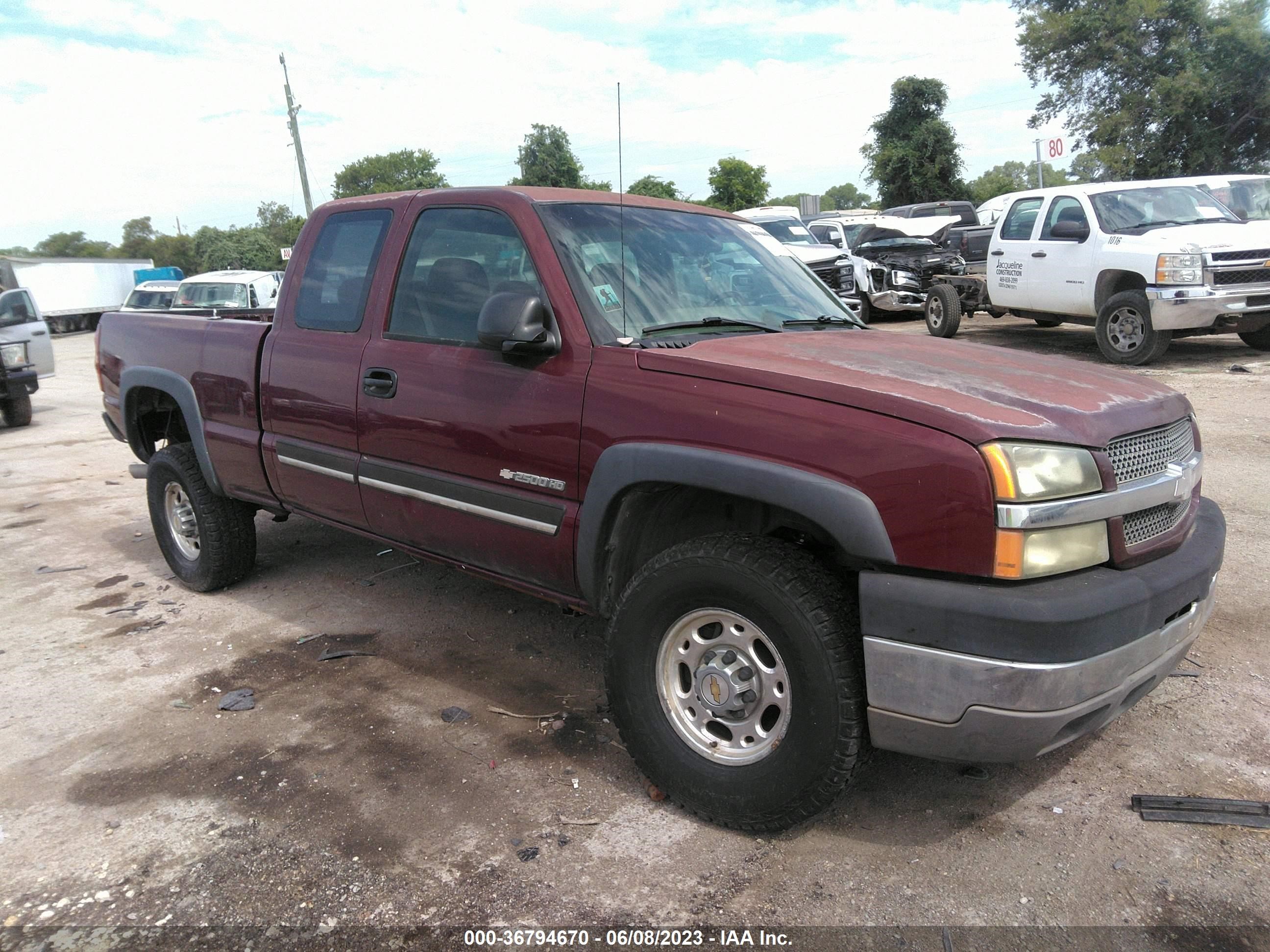 CHEVROLET SILVERADO 2003 1gchc29u13e335044