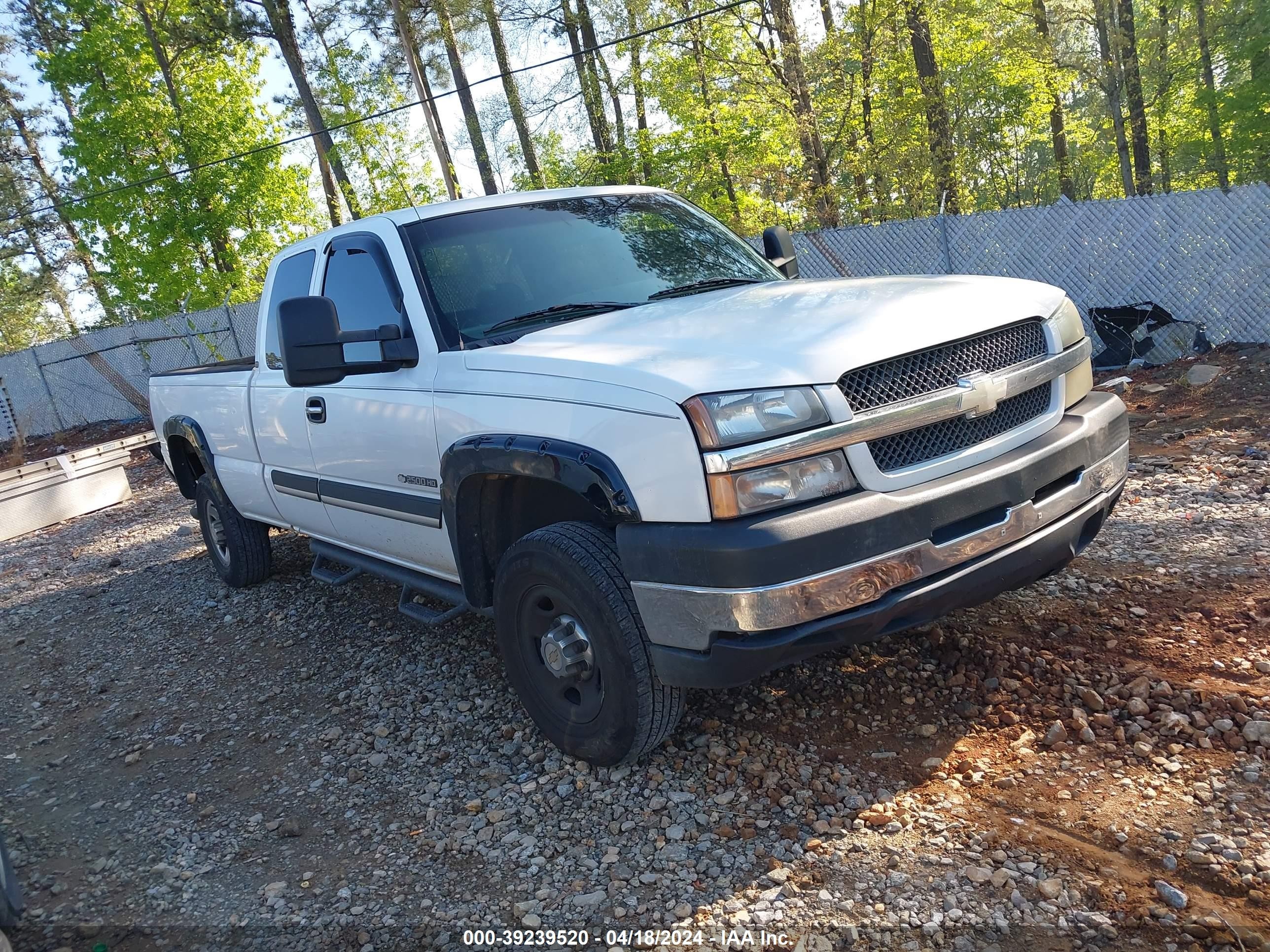 CHEVROLET SILVERADO 2003 1gchc29u13e367847