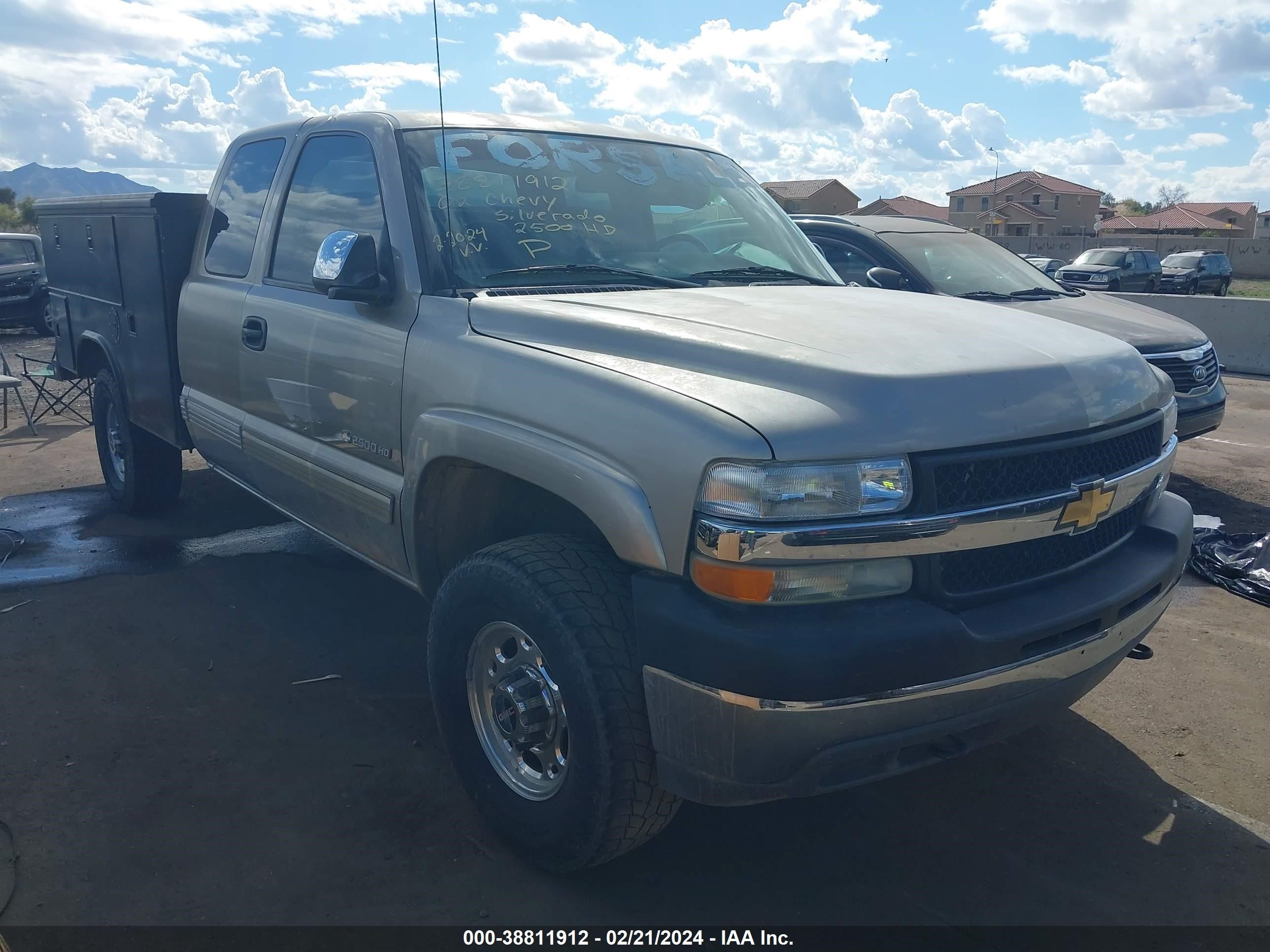 CHEVROLET SILVERADO 2002 1gchc29u22e133067