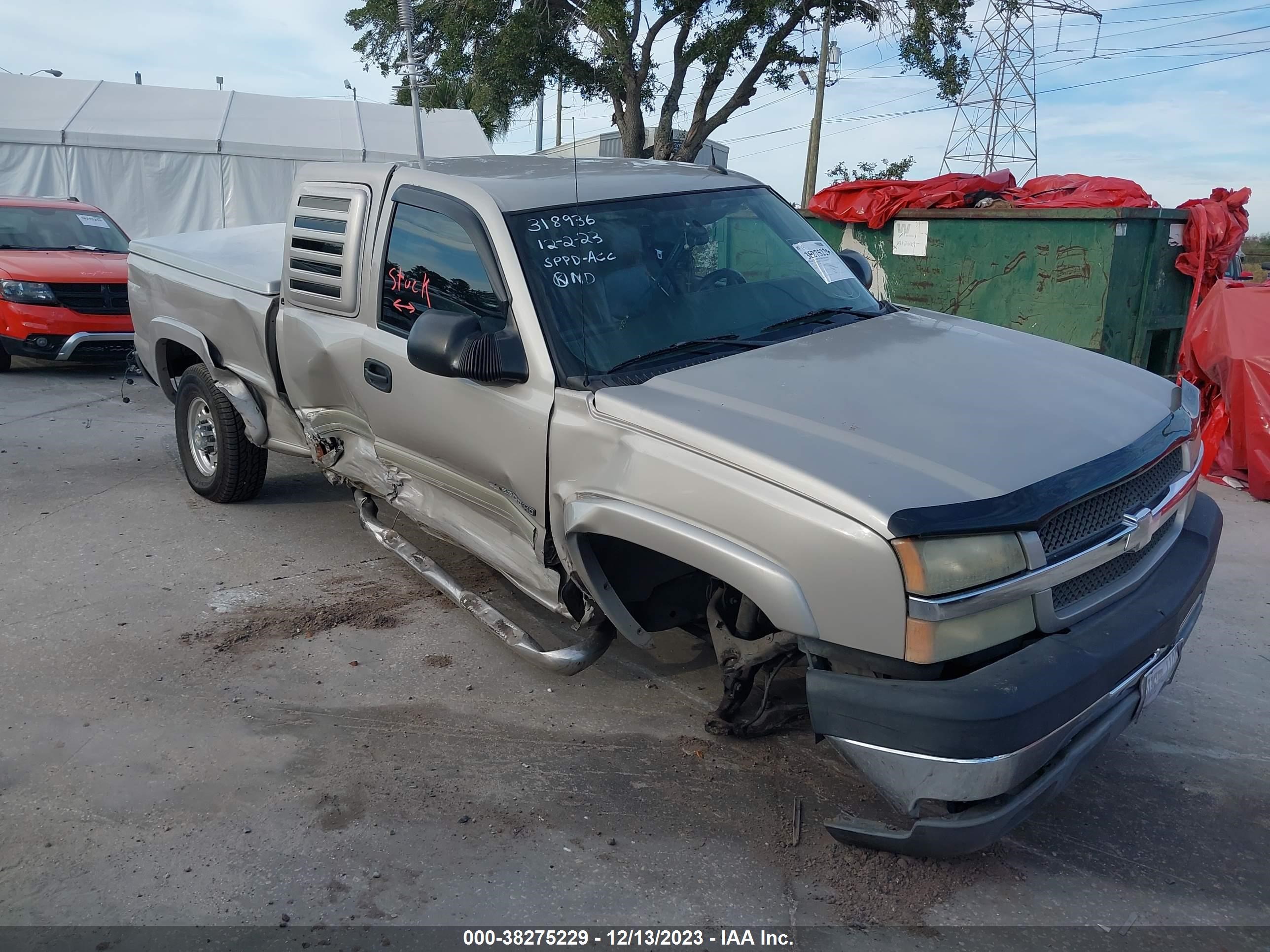 CHEVROLET SILVERADO 2004 1gchc29u24e360603