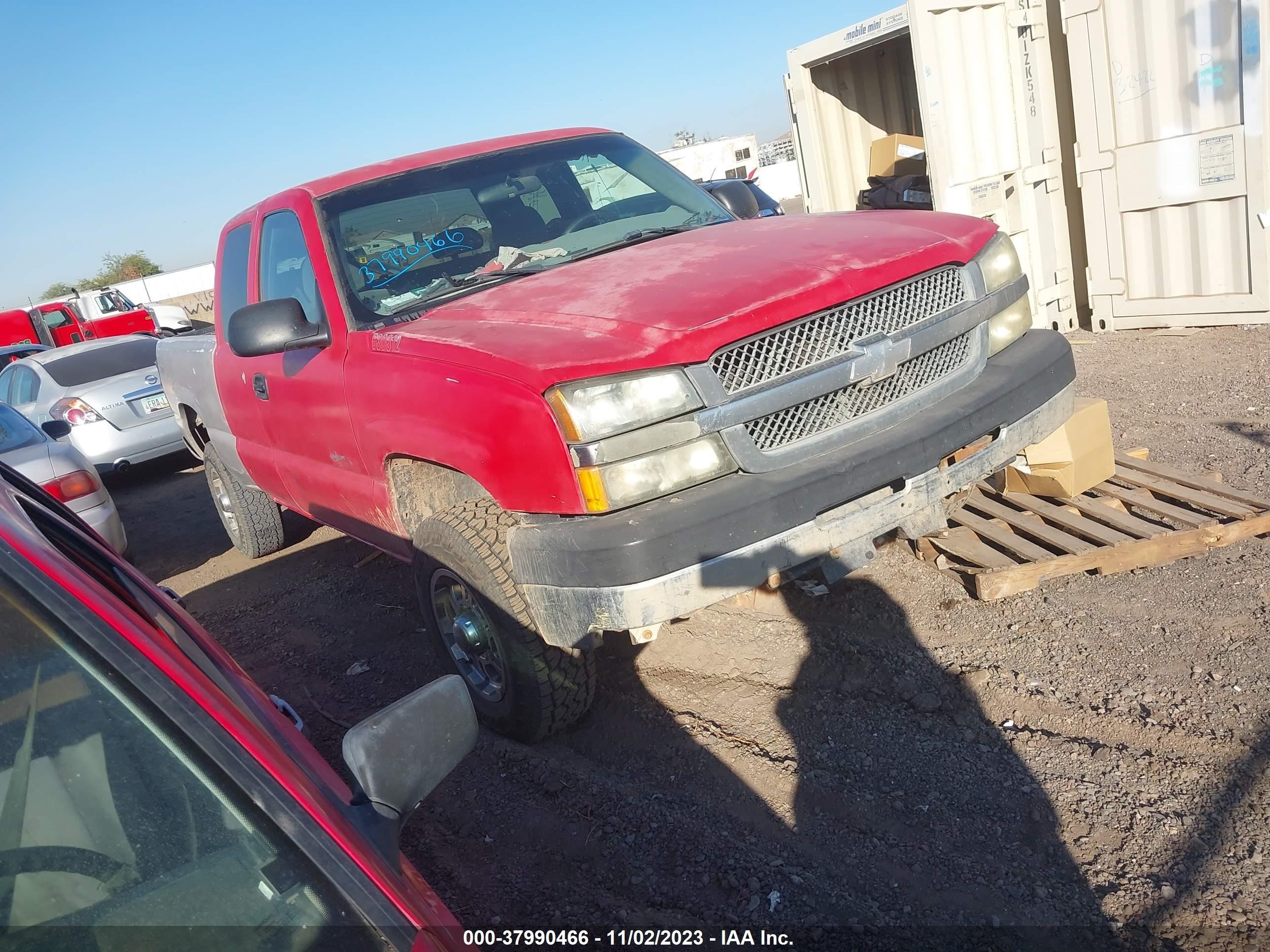 CHEVROLET SILVERADO 2003 1gchc29u33e361354