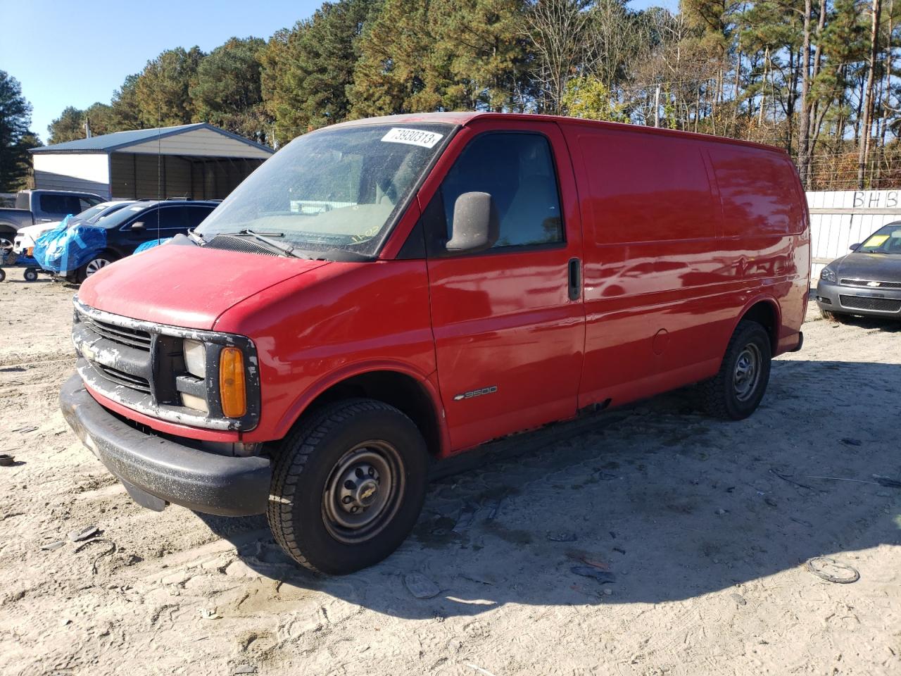 CHEVROLET EXPRESS 2002 1gchg35r521193475