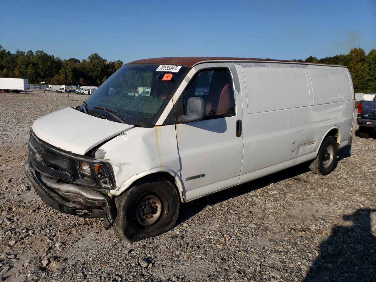 CHEVROLET EXPRESS 2001 1gchg39r111133041