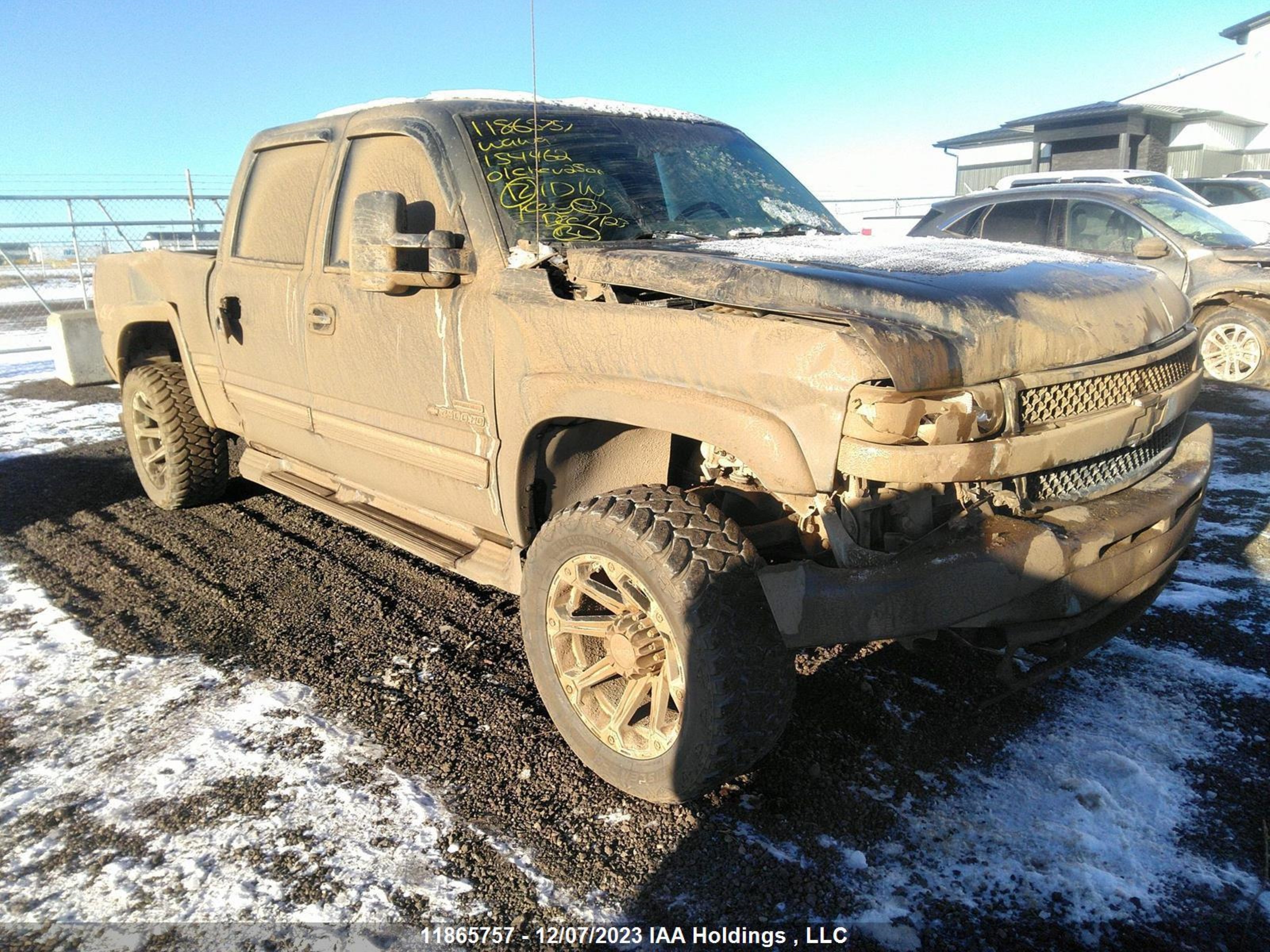 CHEVROLET SILVERADO 2001 1gchk23101f154462