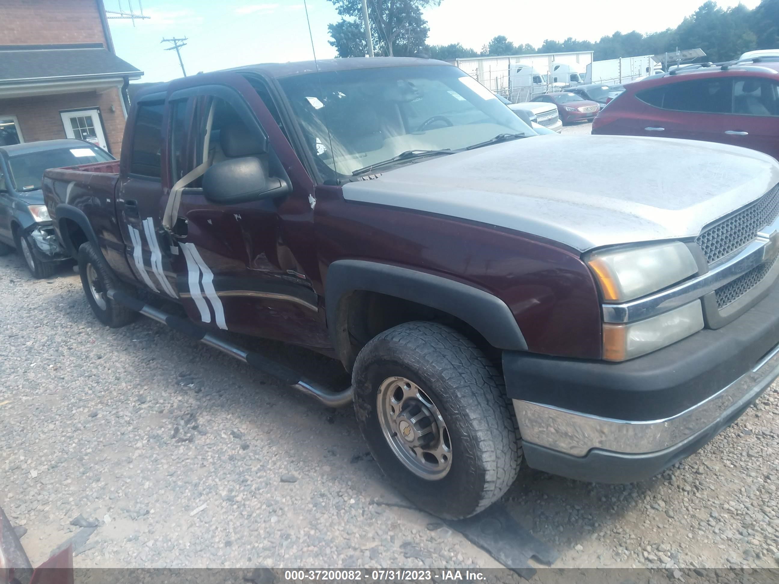 CHEVROLET SILVERADO 2003 1gchk23113f123014