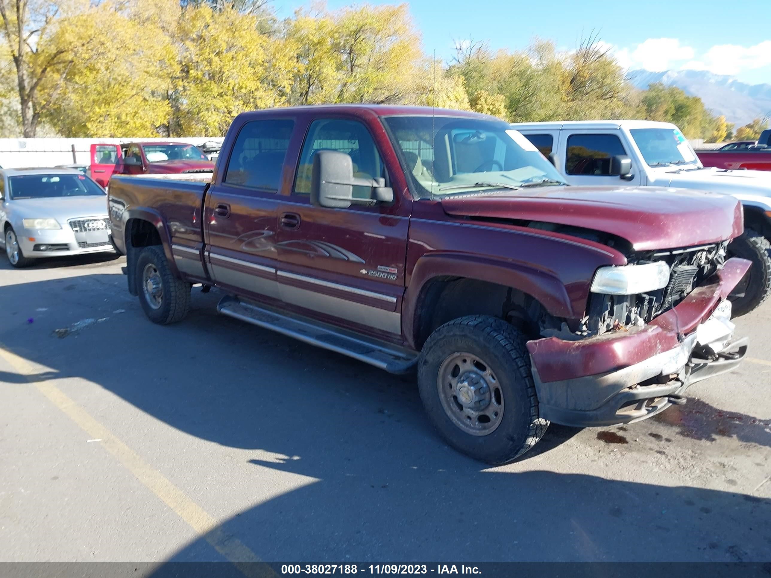 CHEVROLET SILVERADO 2002 1gchk23172f243785