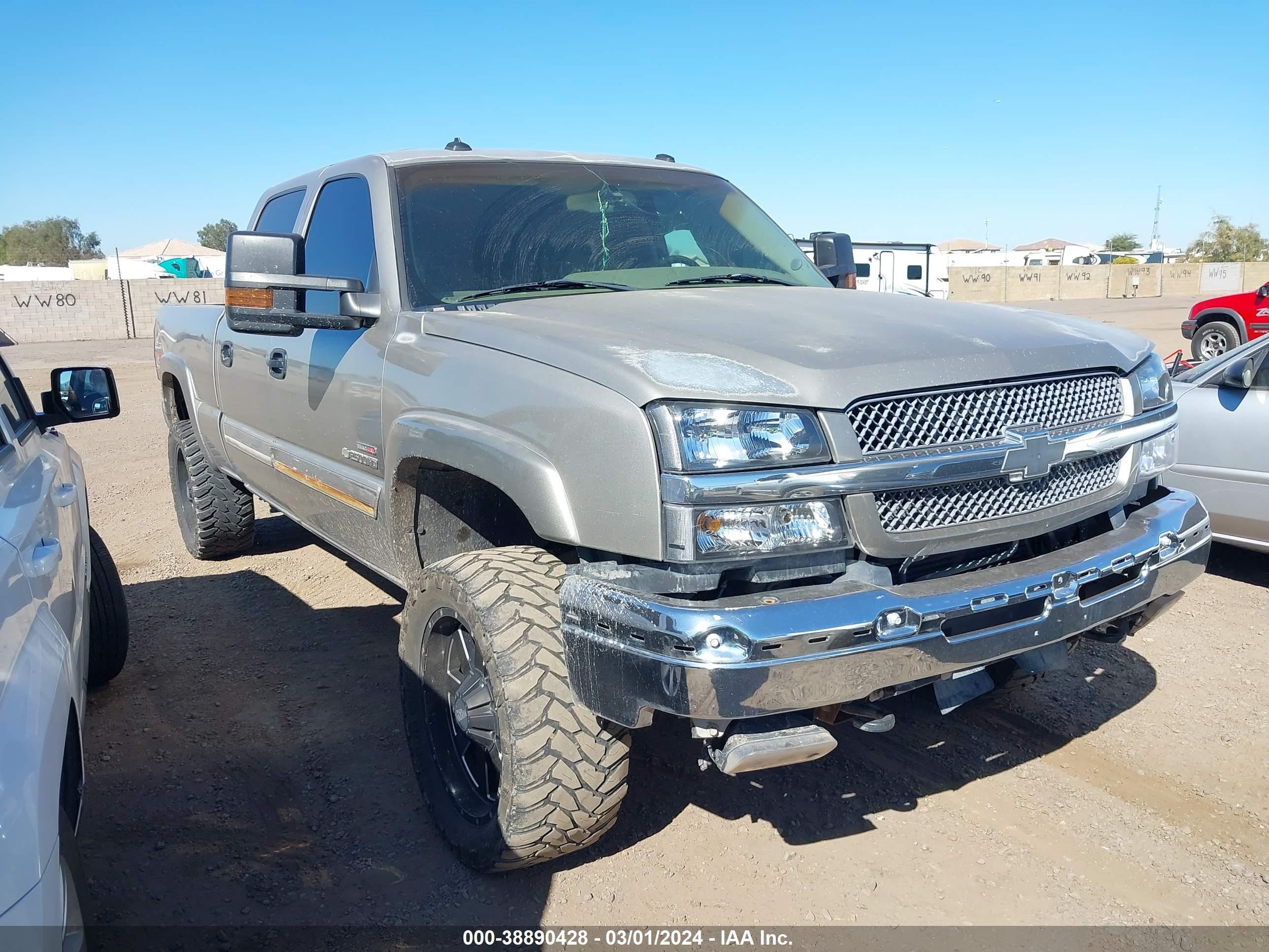 CHEVROLET SILVERADO 2003 1gchk23183f127867