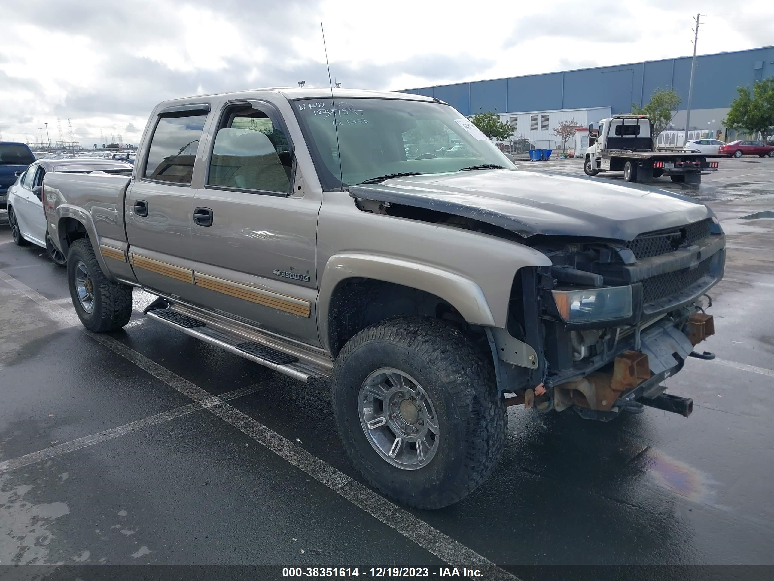 CHEVROLET SILVERADO 2002 1gchk23192f234389