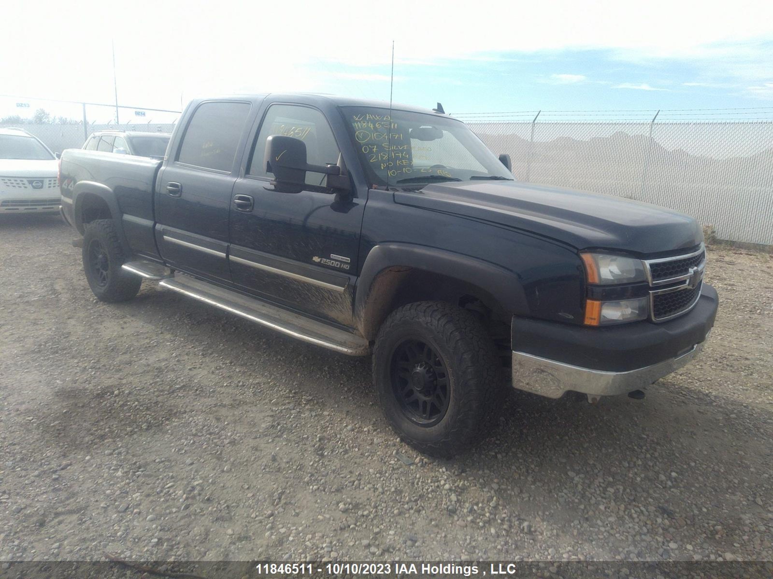 CHEVROLET SILVERADO 2007 1gchk23dx7f104171