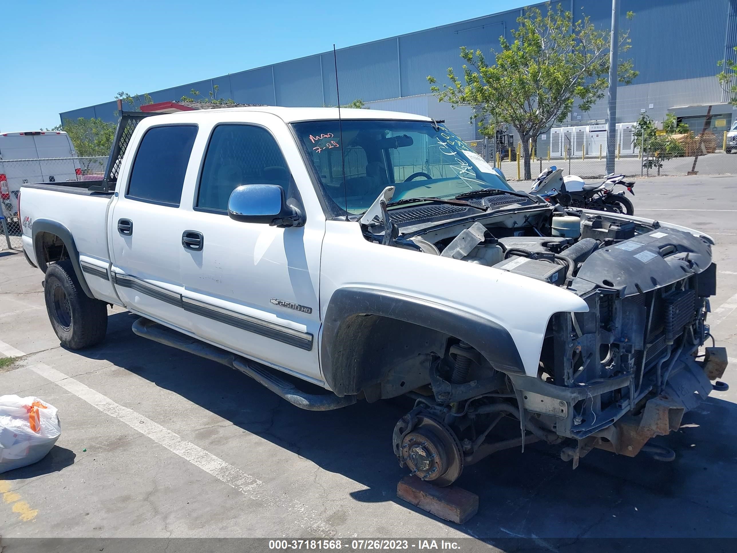 CHEVROLET SILVERADO 2002 1gchk23g12f120858