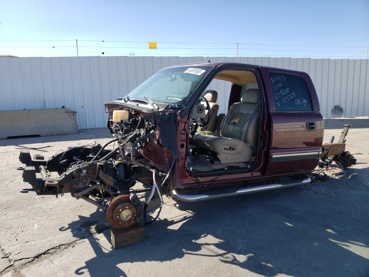 CHEVROLET SILVERADO 2002 1gchk23g12f122769