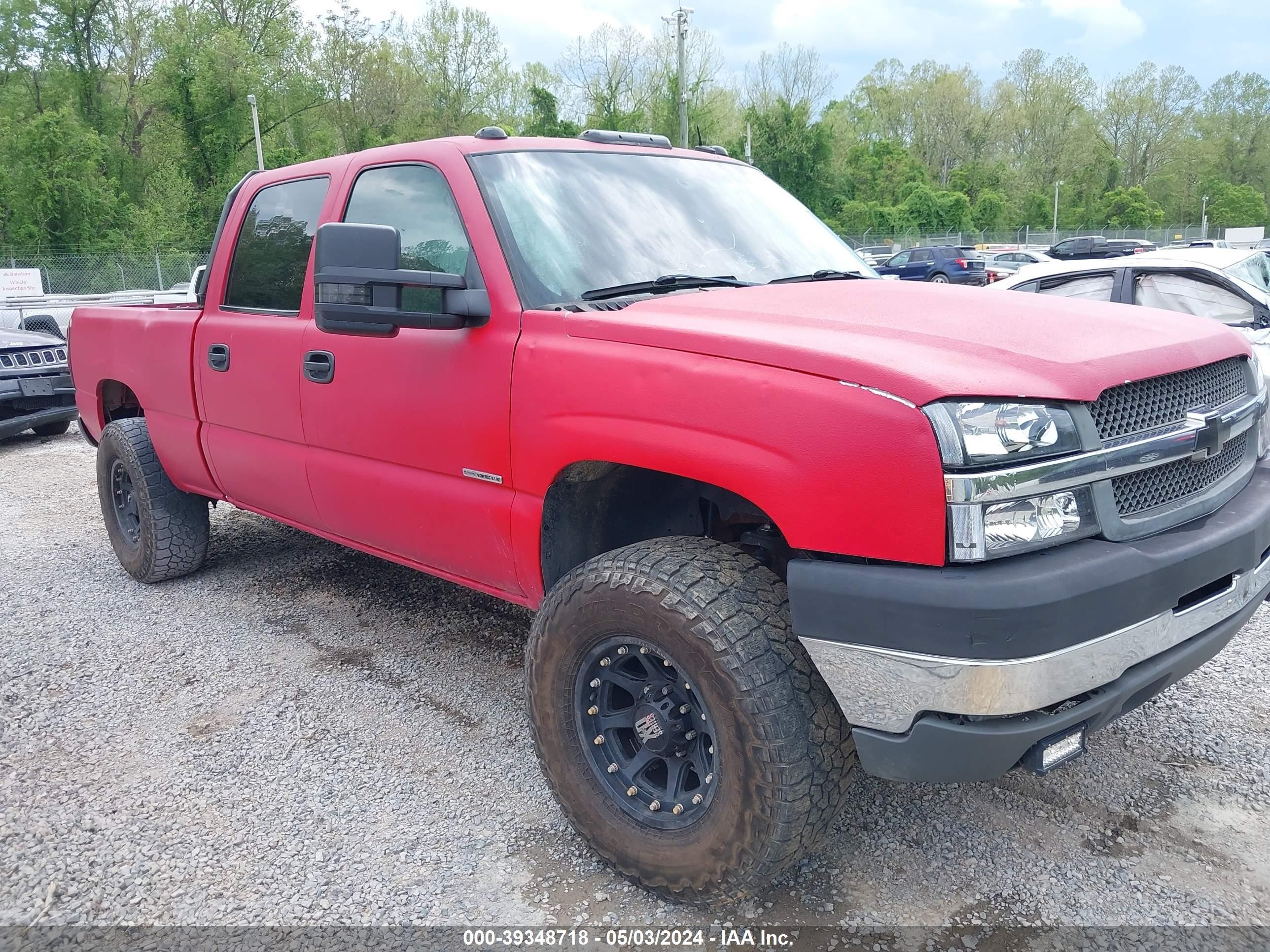 CHEVROLET SILVERADO 2003 1gchk23g73f120929