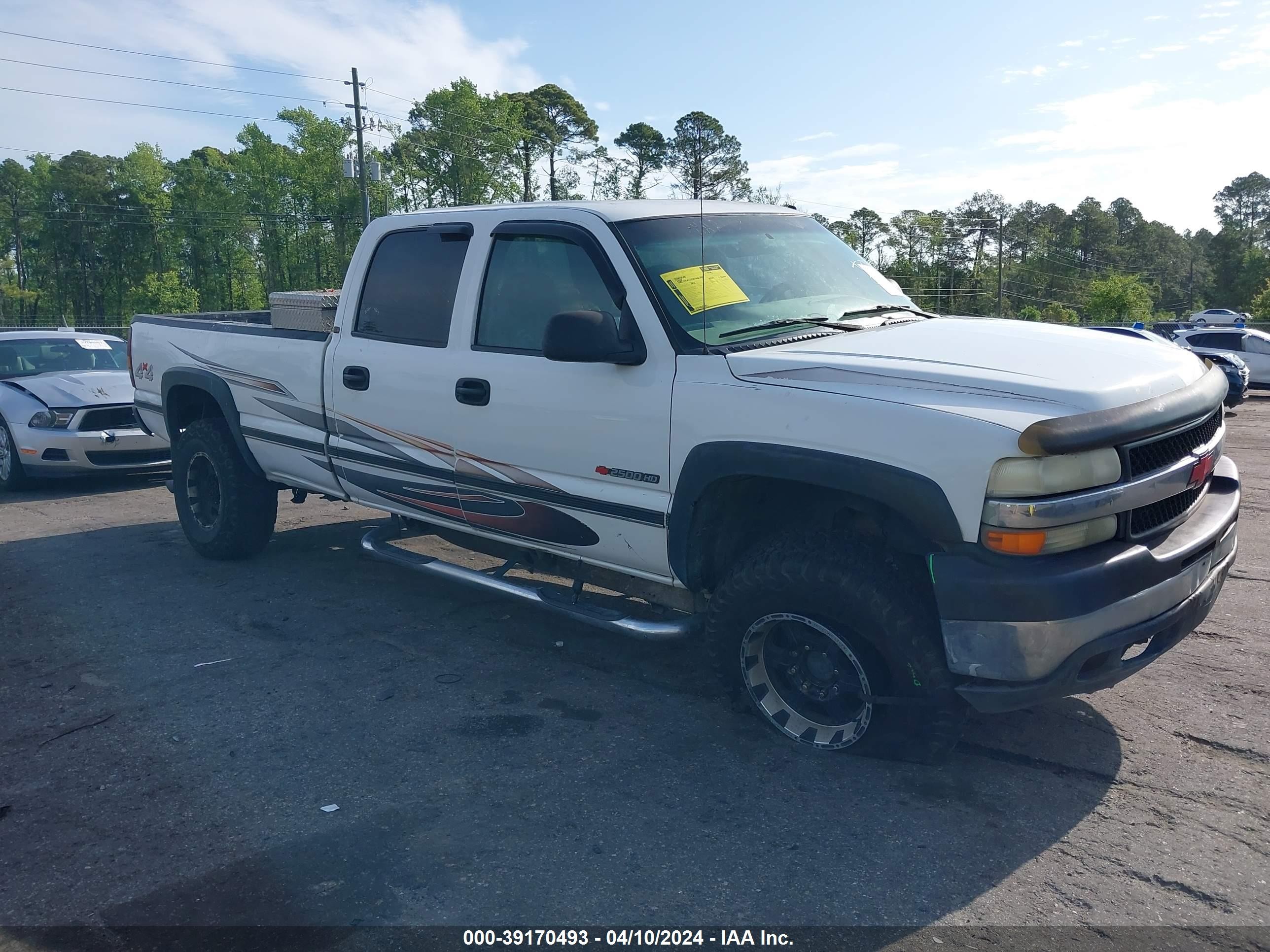 CHEVROLET SILVERADO 2001 1gchk23u01f207705