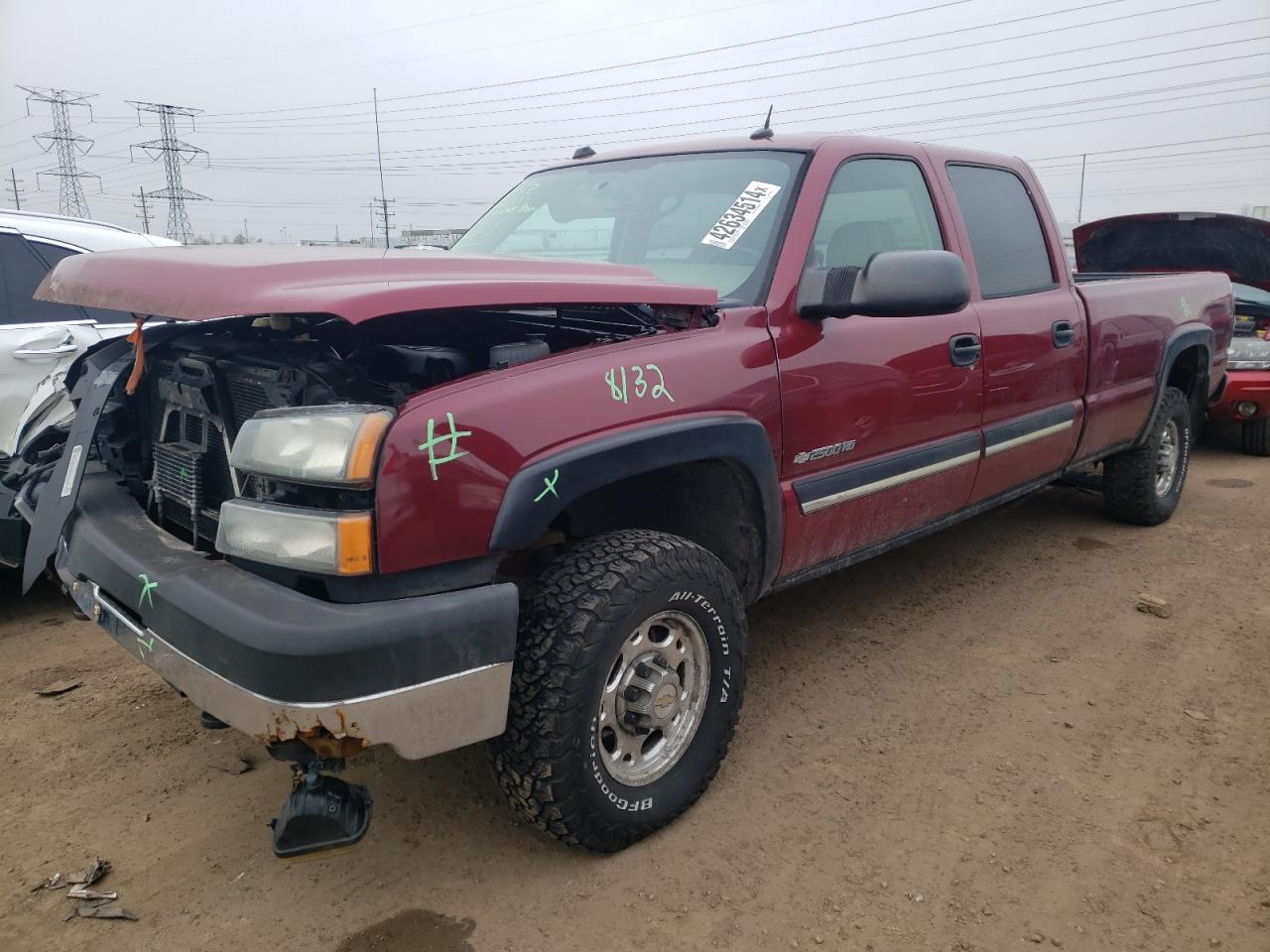 CHEVROLET SILVERADO 2005 1gchk23u05f827962