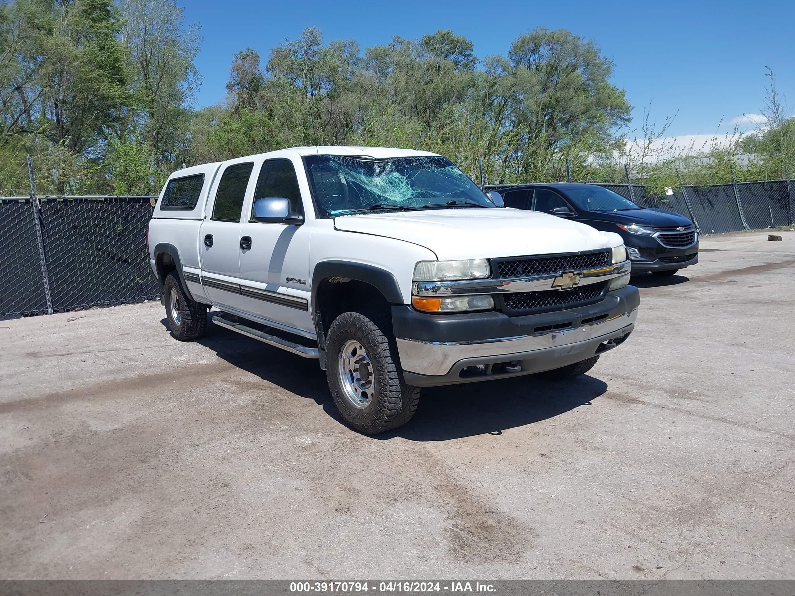 CHEVROLET SILVERADO 2001 1gchk23u21f151380